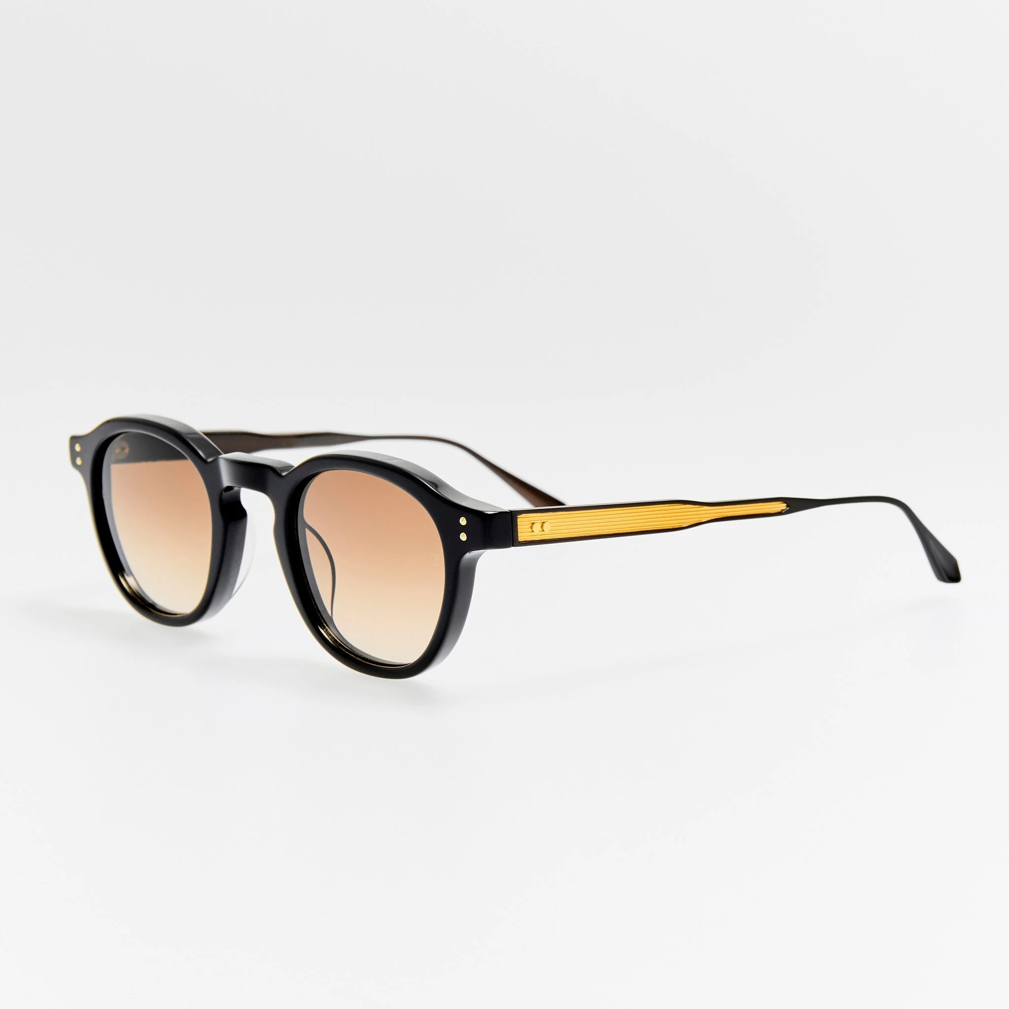 Heath Sunglasses in Black and Mocha - Image 2