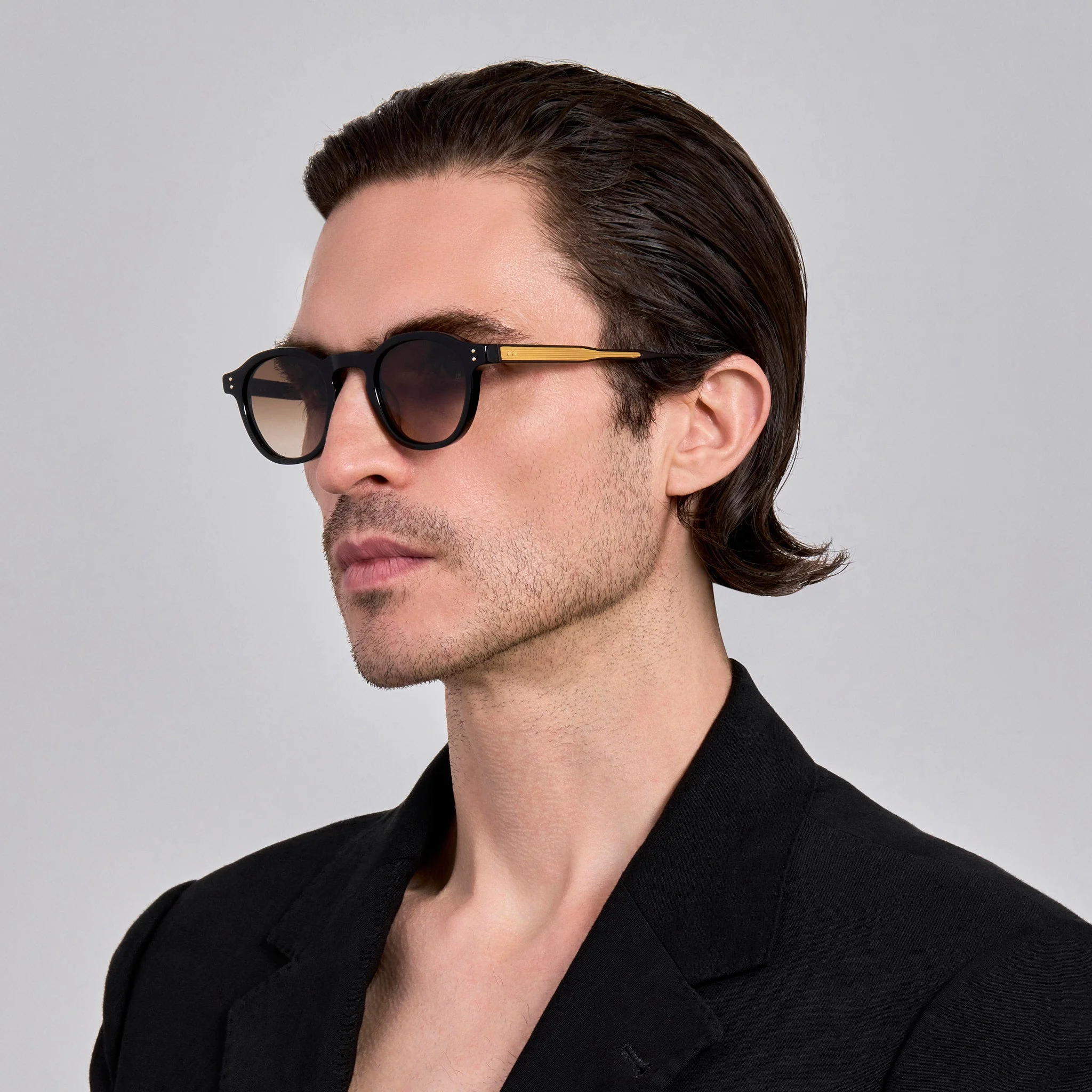 Heath Sunglasses in Black and Mocha - Image 4