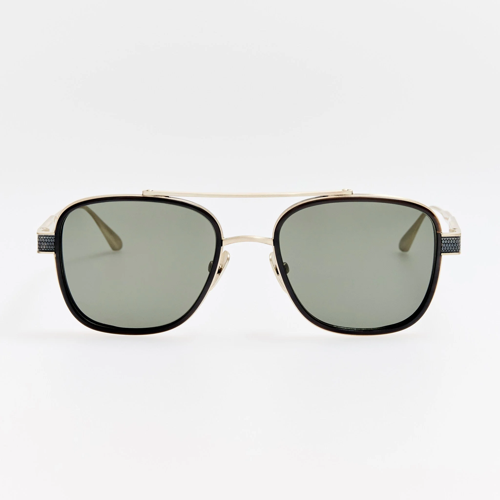 Hyde Sunglasses in Buffalo Horn and 925 Sterling Silver