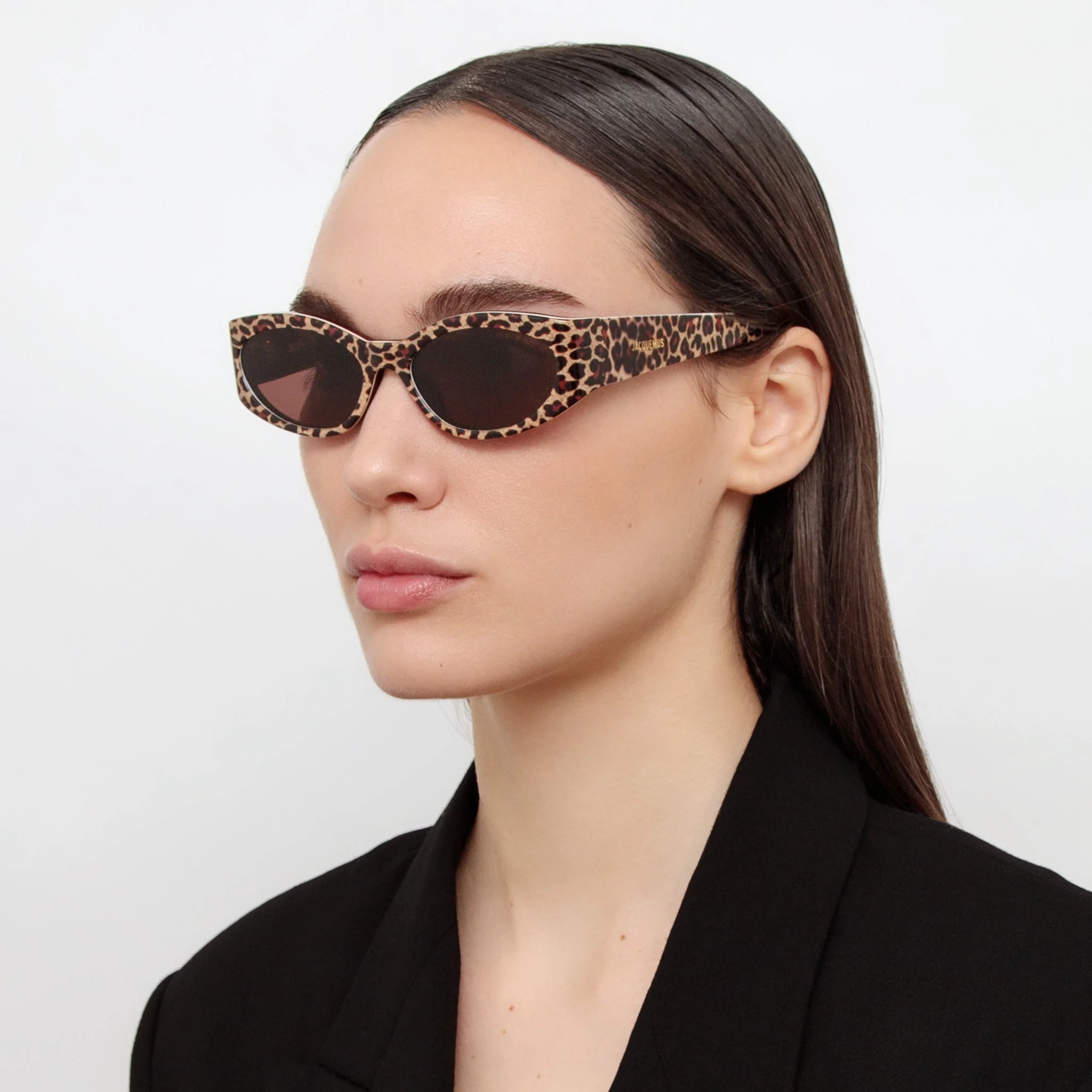 Ovalo Oval Sunglasses in Leopard - Image 3