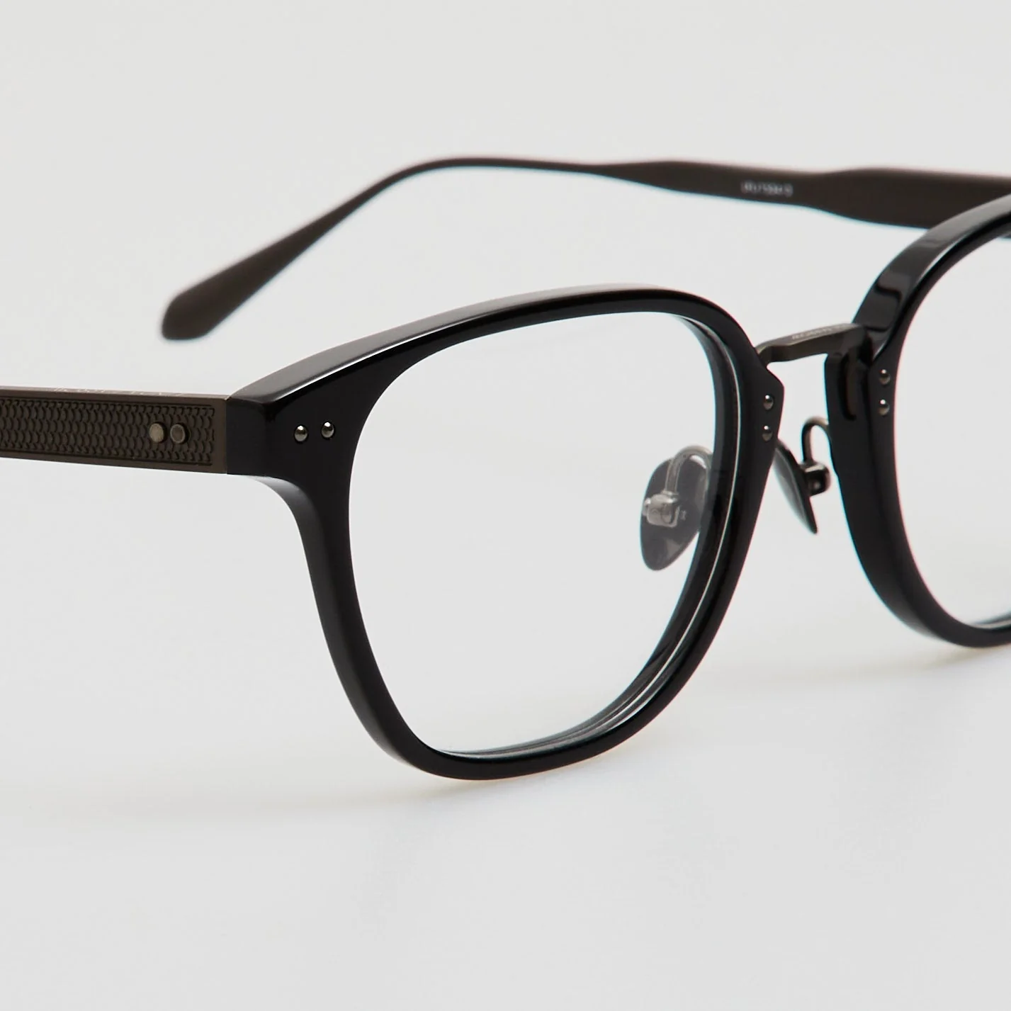 Jeffrey Optical Frame in Black Matt Nickel - Image 4