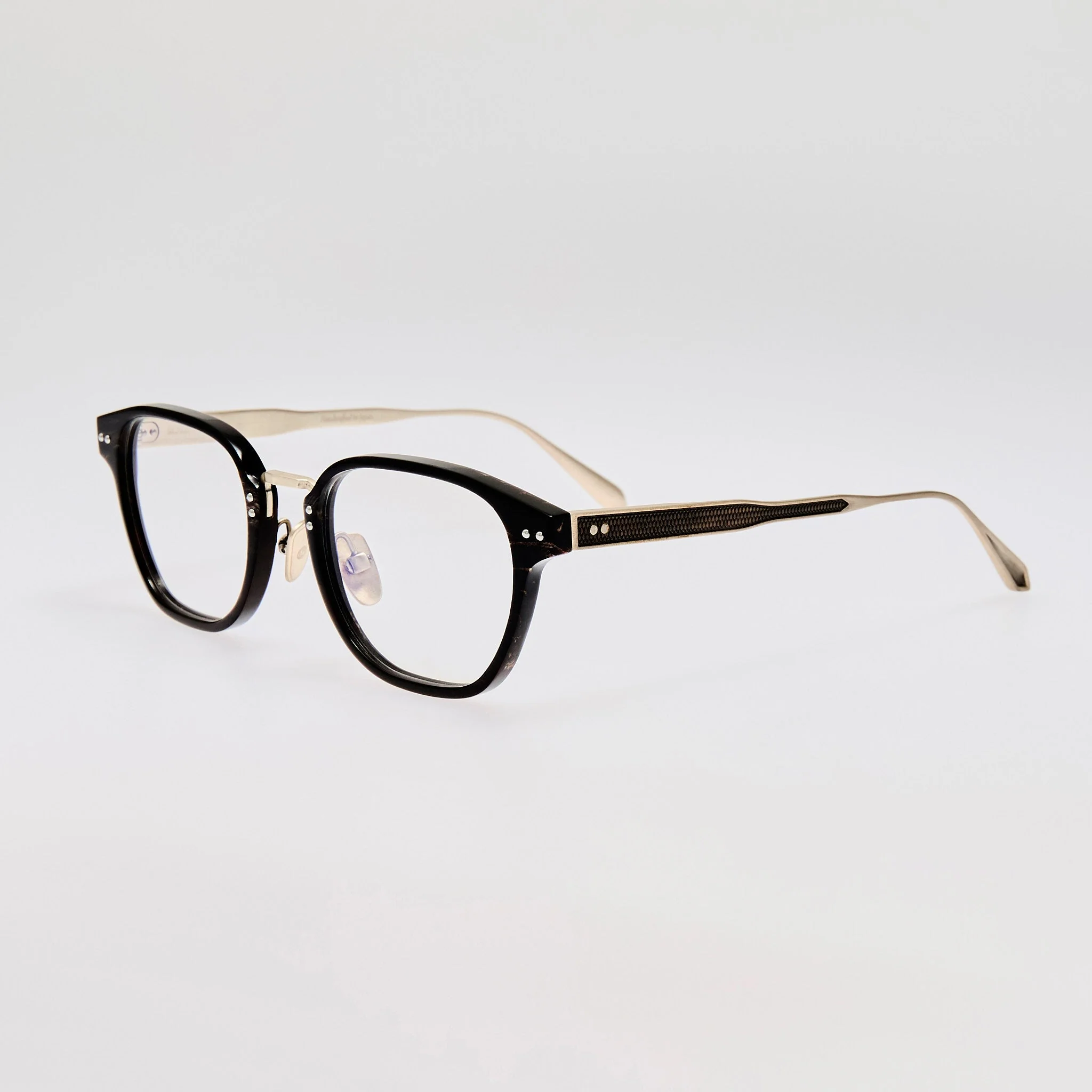 Jeffrey Optical Frame in Buffalo Horn and 925 Sterling Silver - Image 2