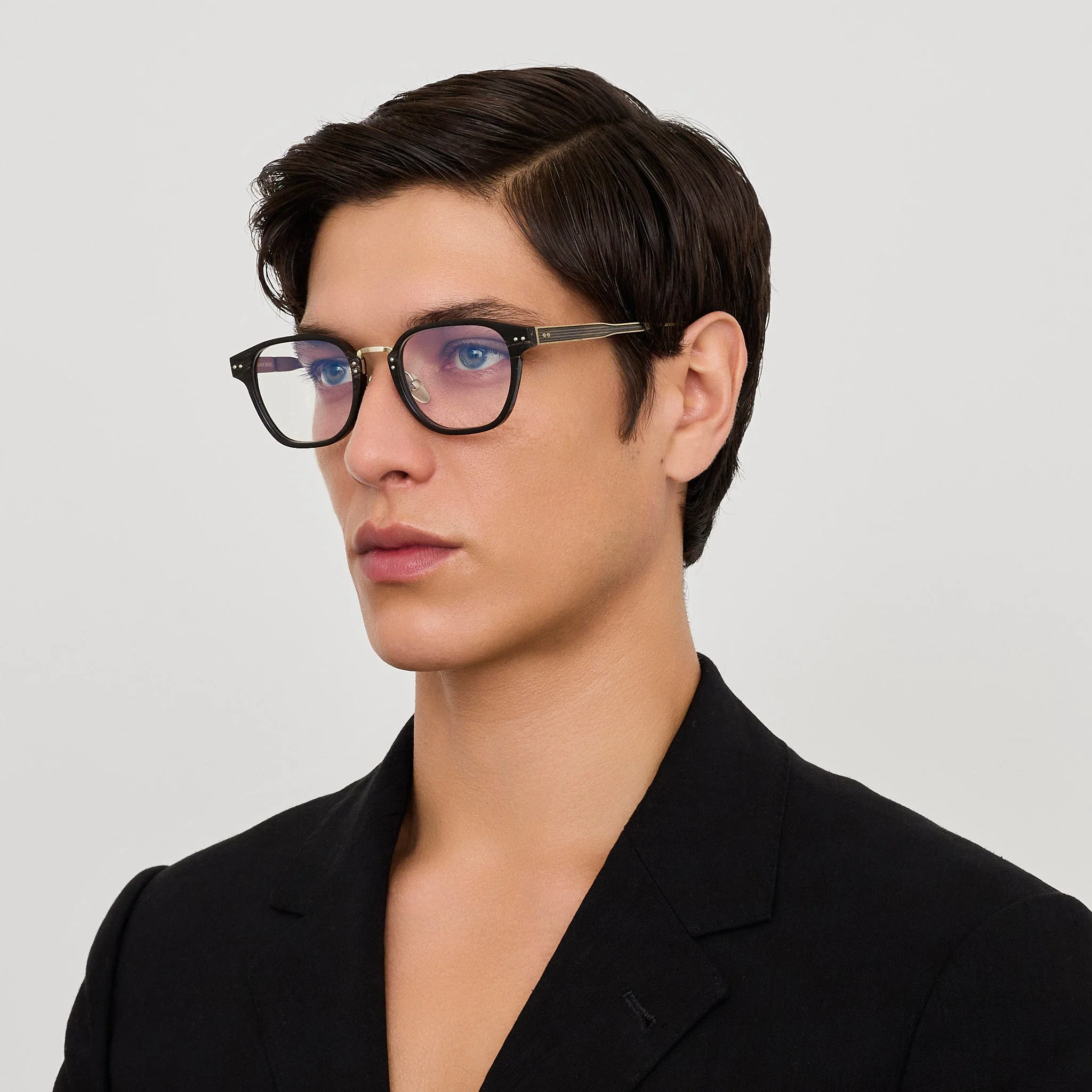 Jeffrey Optical Frame in Buffalo Horn and 925 Sterling Silver - Image 3
