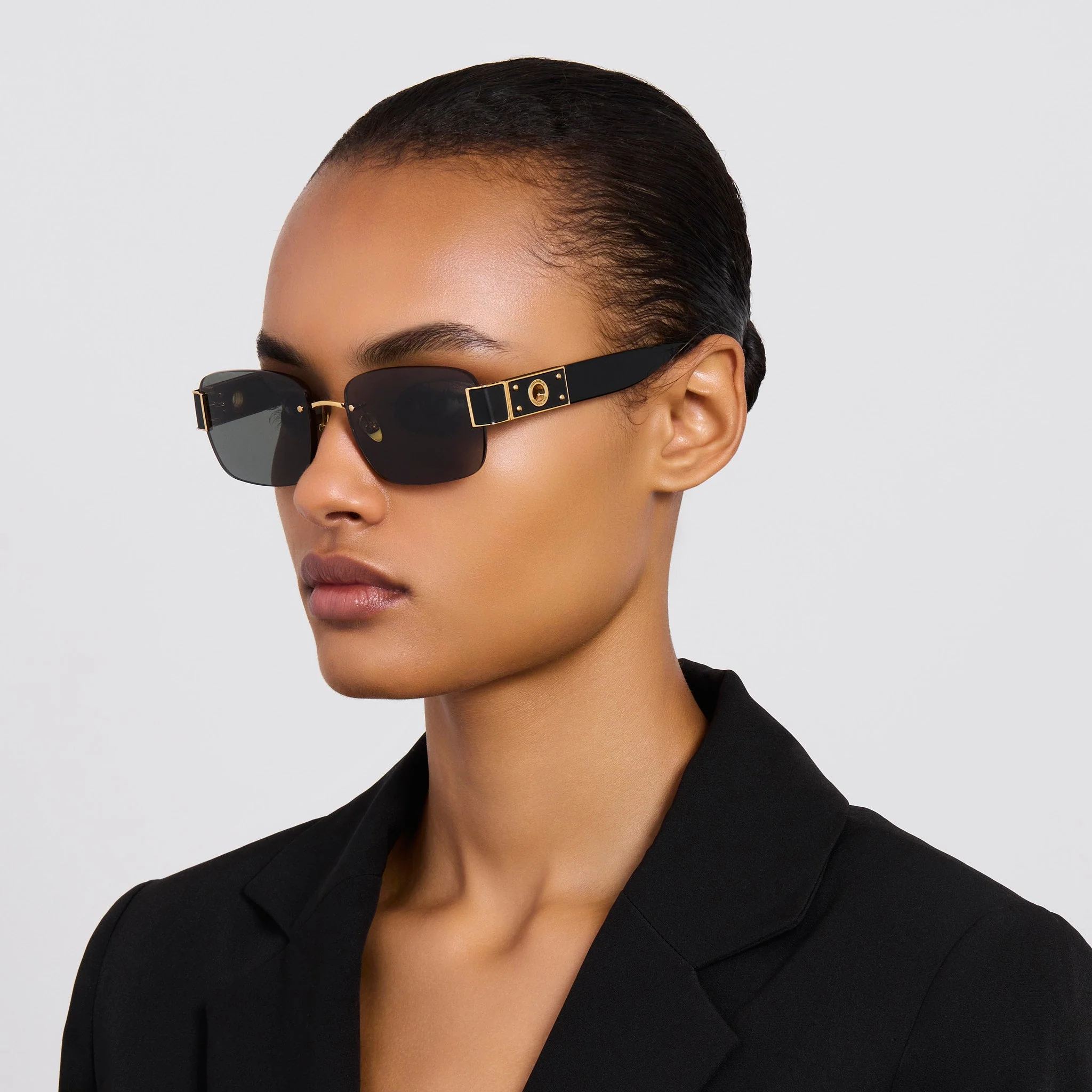 Jessica Sunglasses in Black and Grey - Image 4