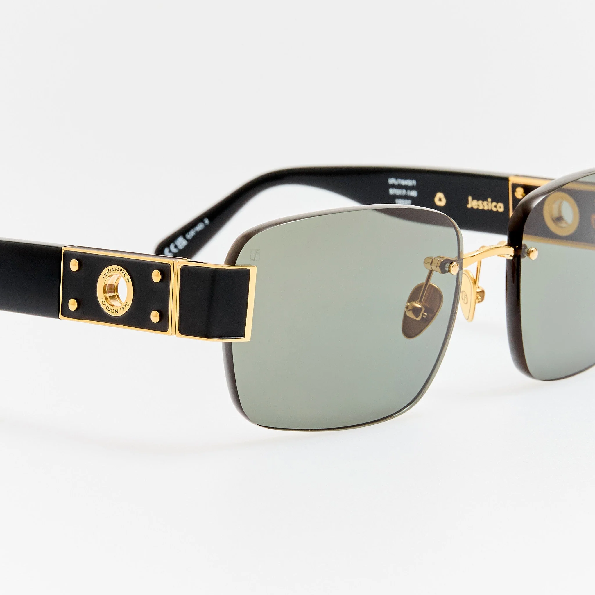 Jessica Sunglasses in Black and Grey - Image 6