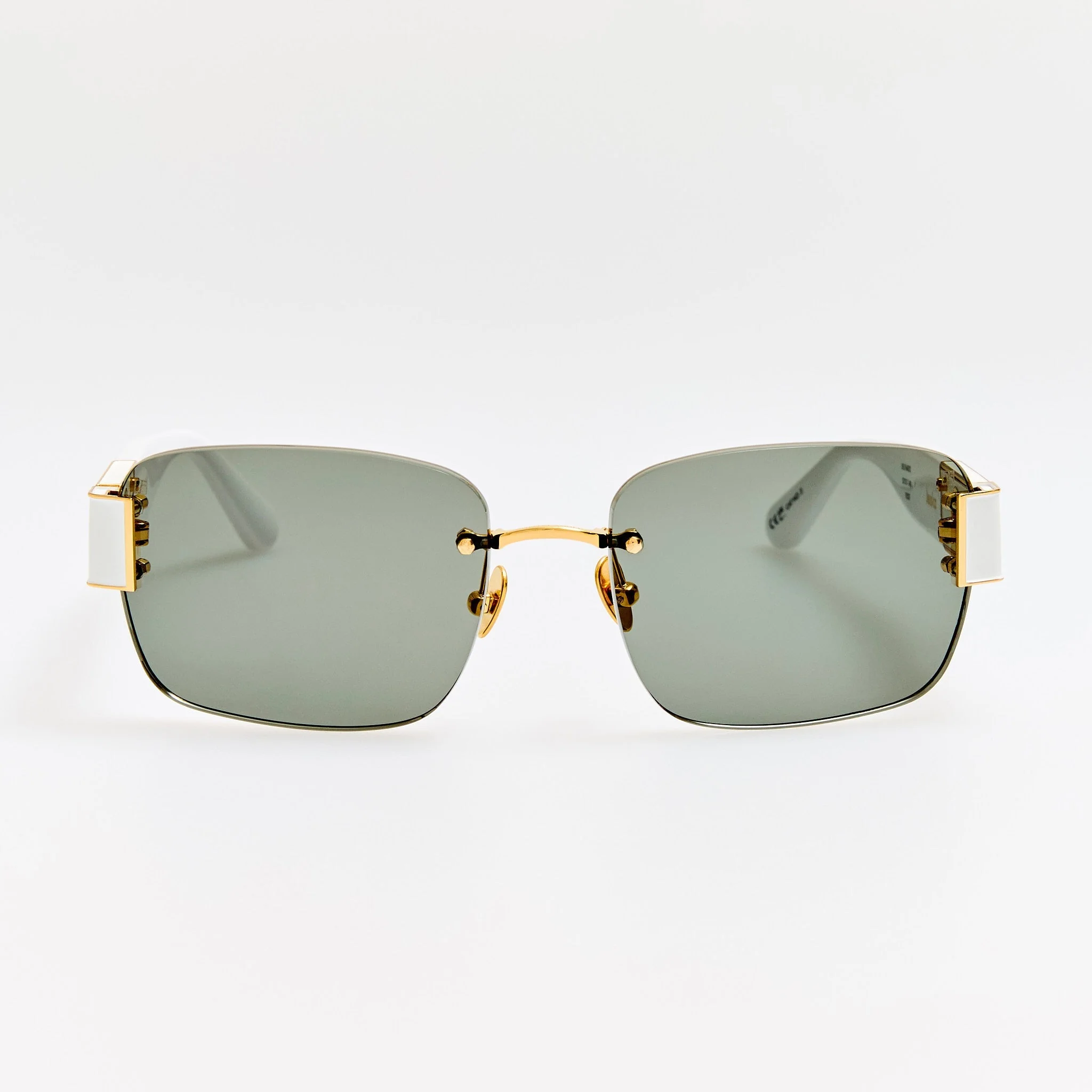 Jessica Sunglasses in White and Grey