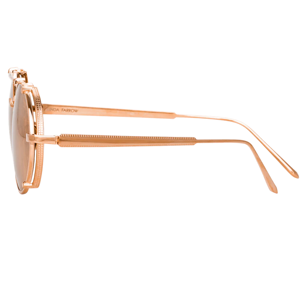 Jimi Sunglasses in 18K Rose Gold - Image 4