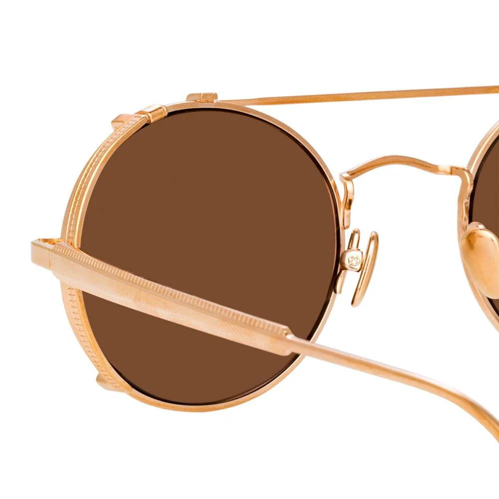 Jimi Sunglasses in 18K Rose Gold - Image 5