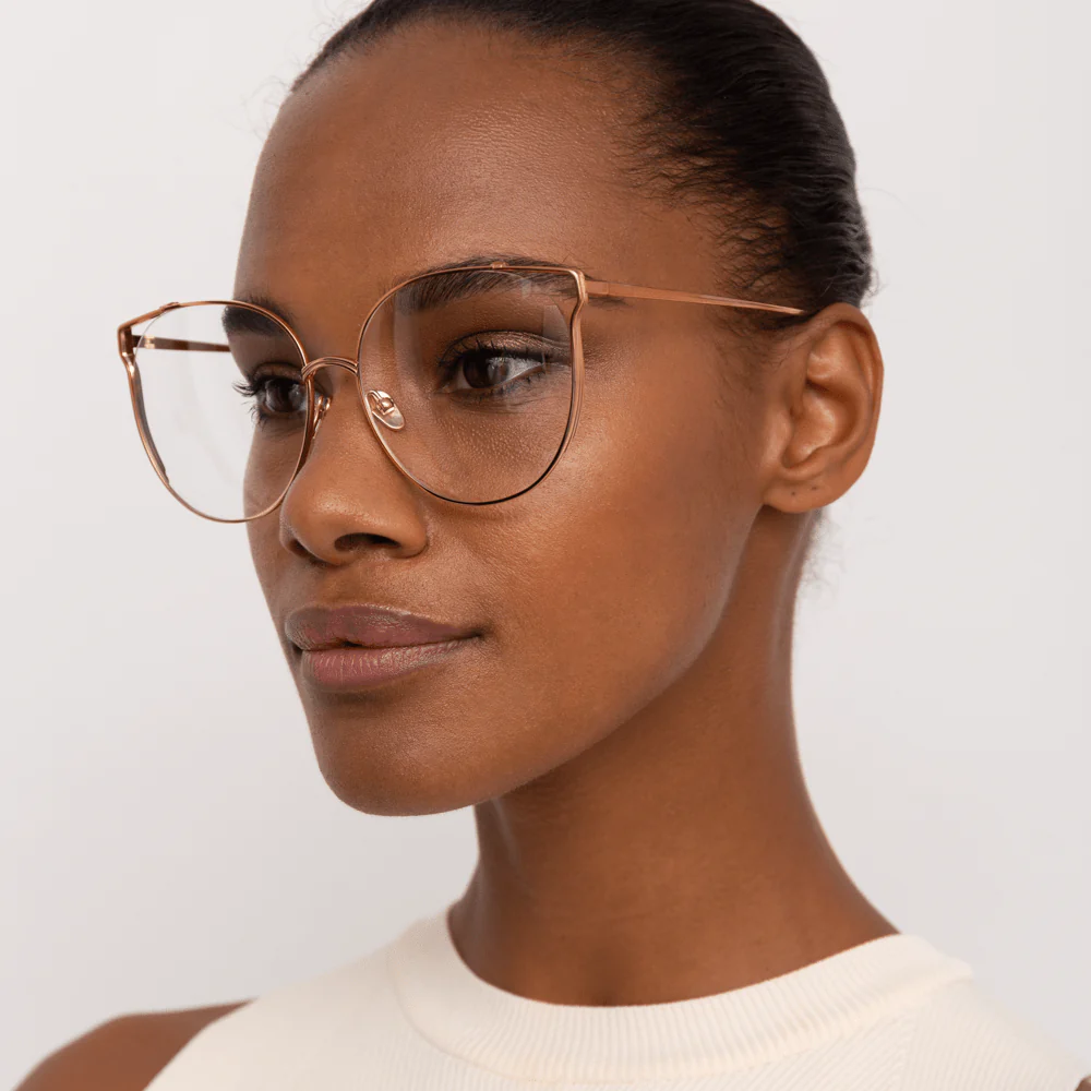 Joanna Optical Frame in 22K Yellow Gold - Image 3