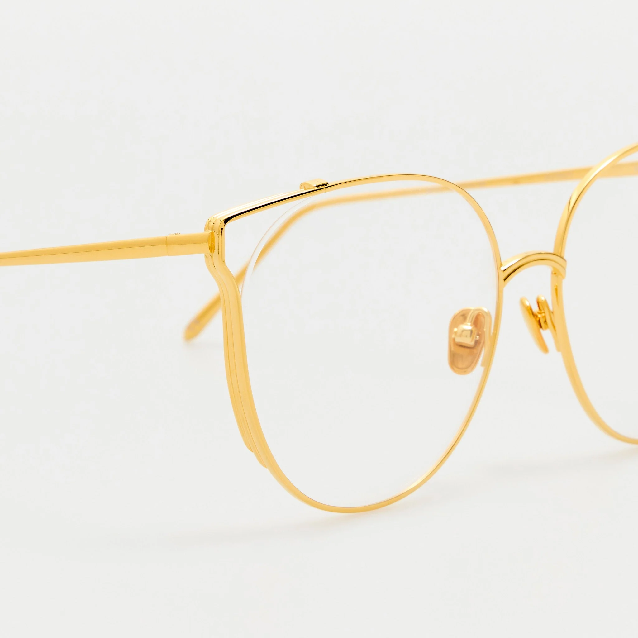 Joanna Optical Frame in 22K Yellow Gold - Image 5