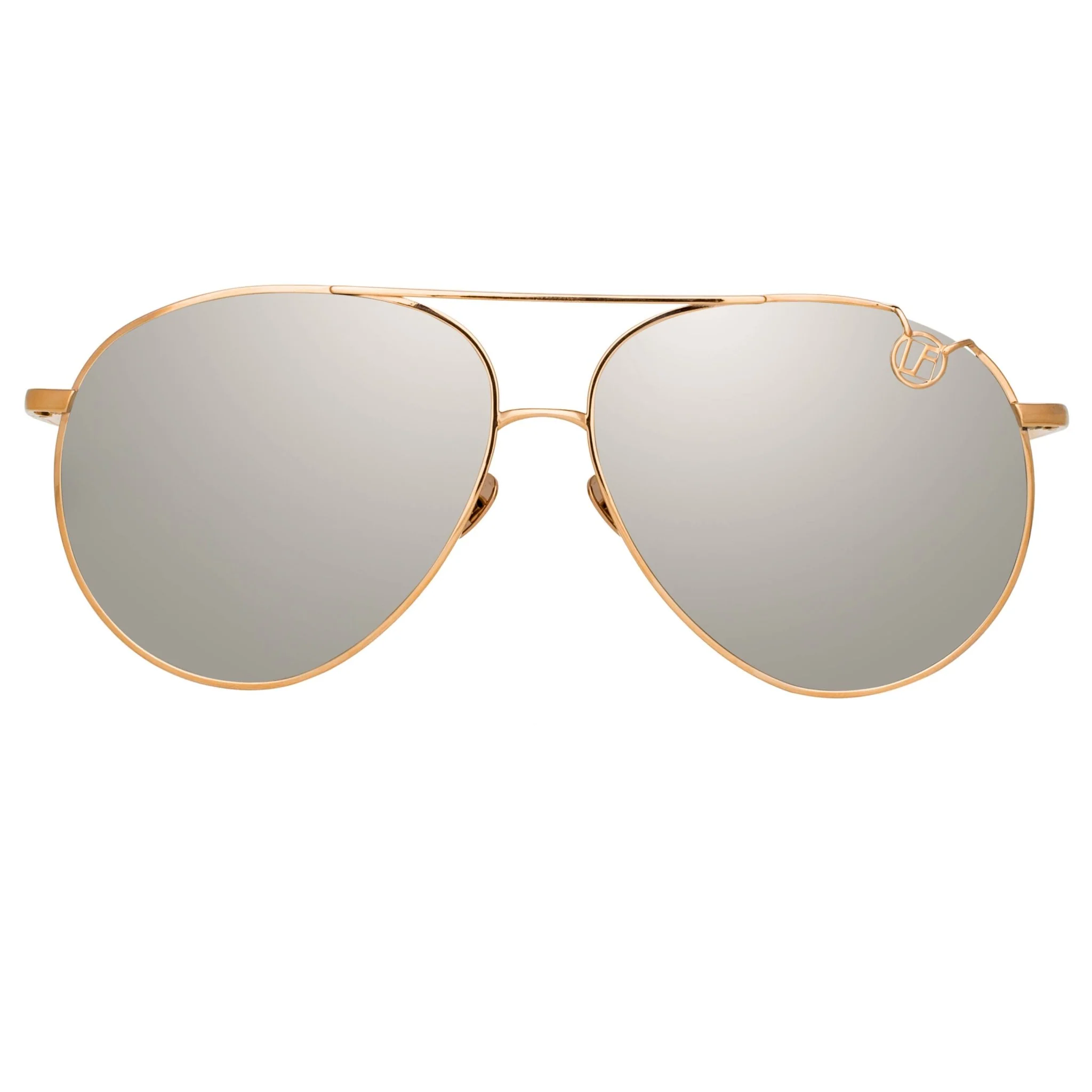 Joni Sunglasses in 18K Rose Gold and Platinum