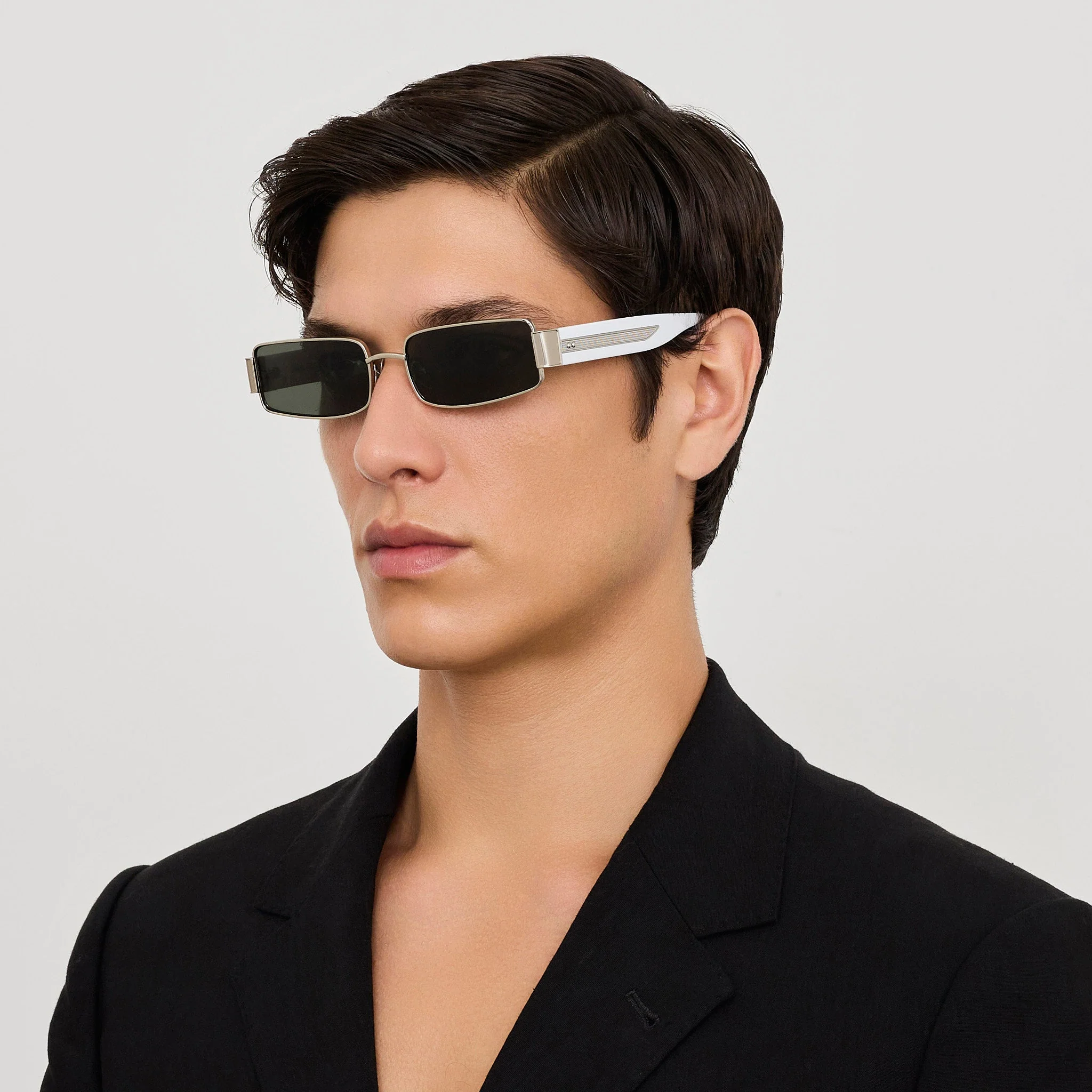 Kaia Sunglasses in 22K Gold and Green - Image 4