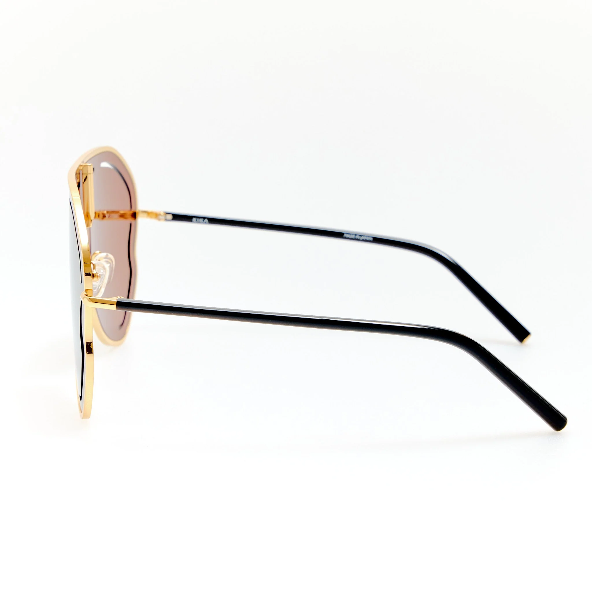 Kika Gardenia Sunglasses in Gold Mirror - Image 4