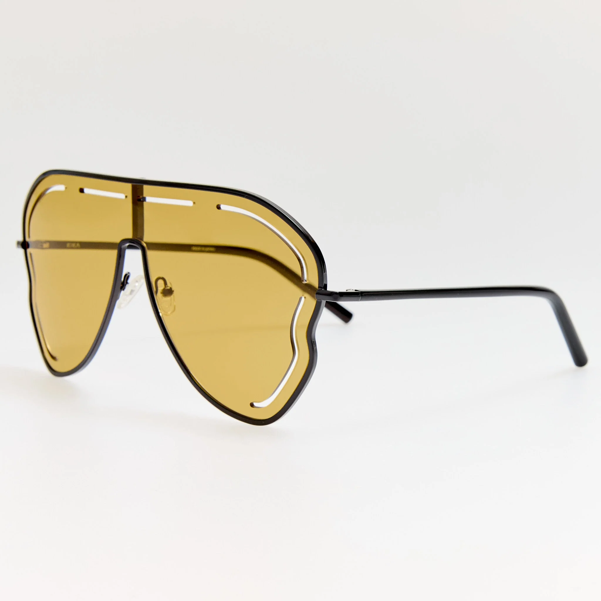 Kika Gardenia Sunglasses in Yellow and Black - Image 2