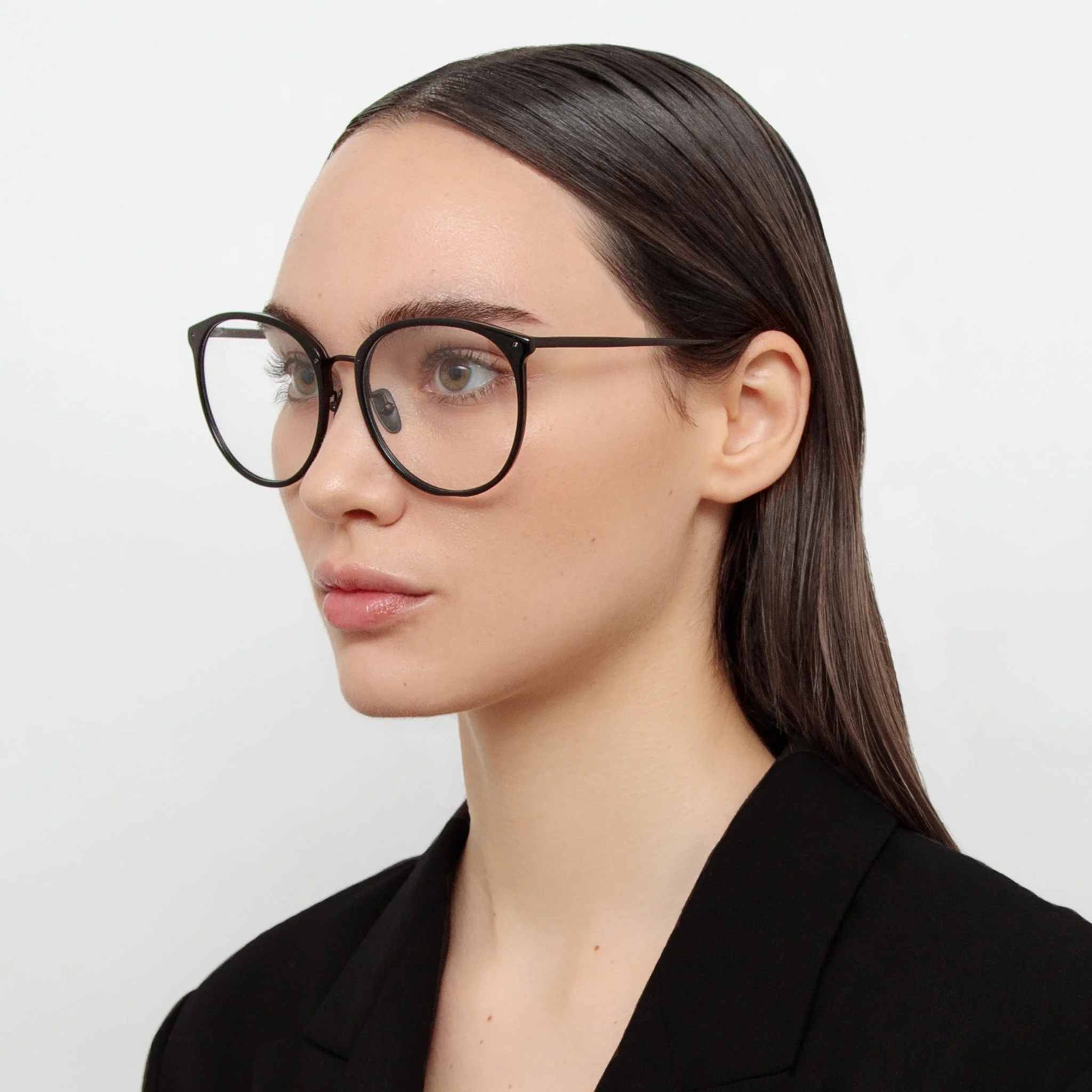 Kings Optical Frame in Matt Black - Image 3