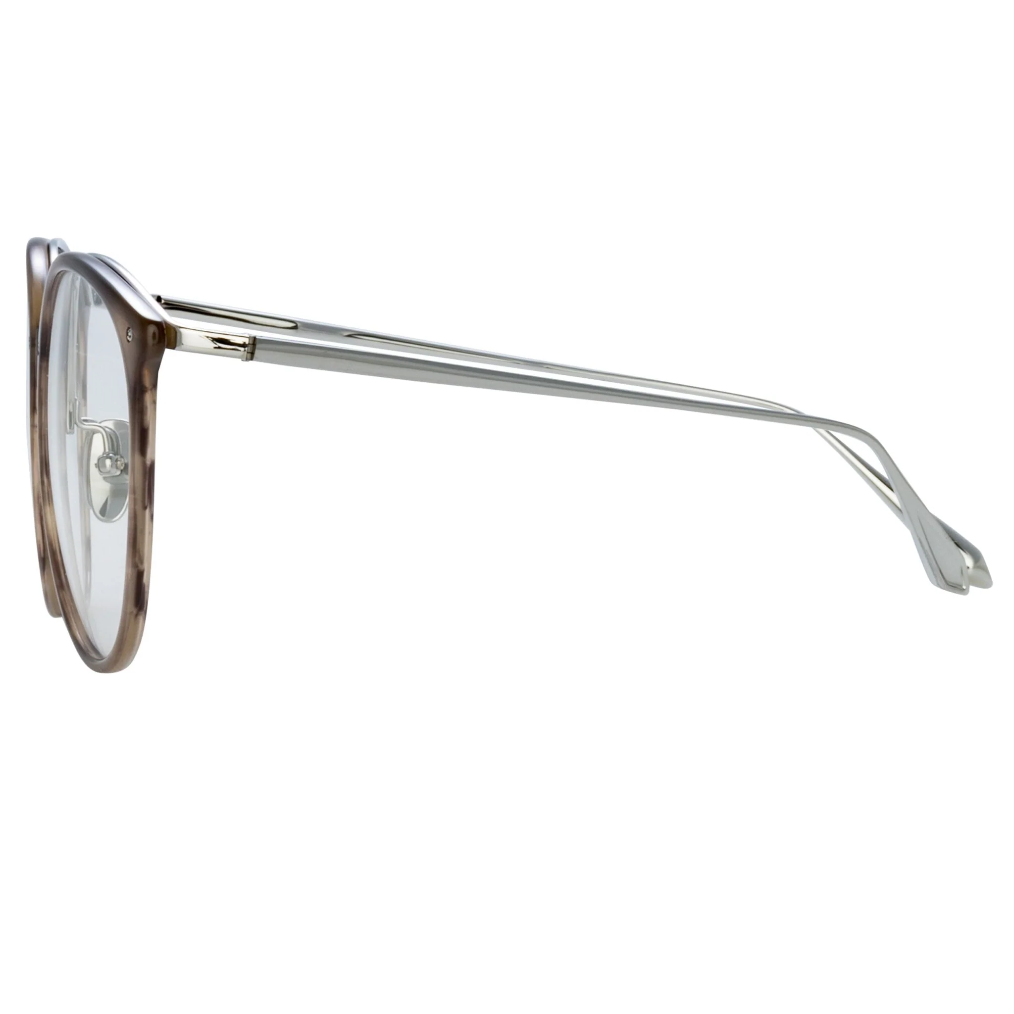 Kings Optical Frame in Grey Horn - Image 5