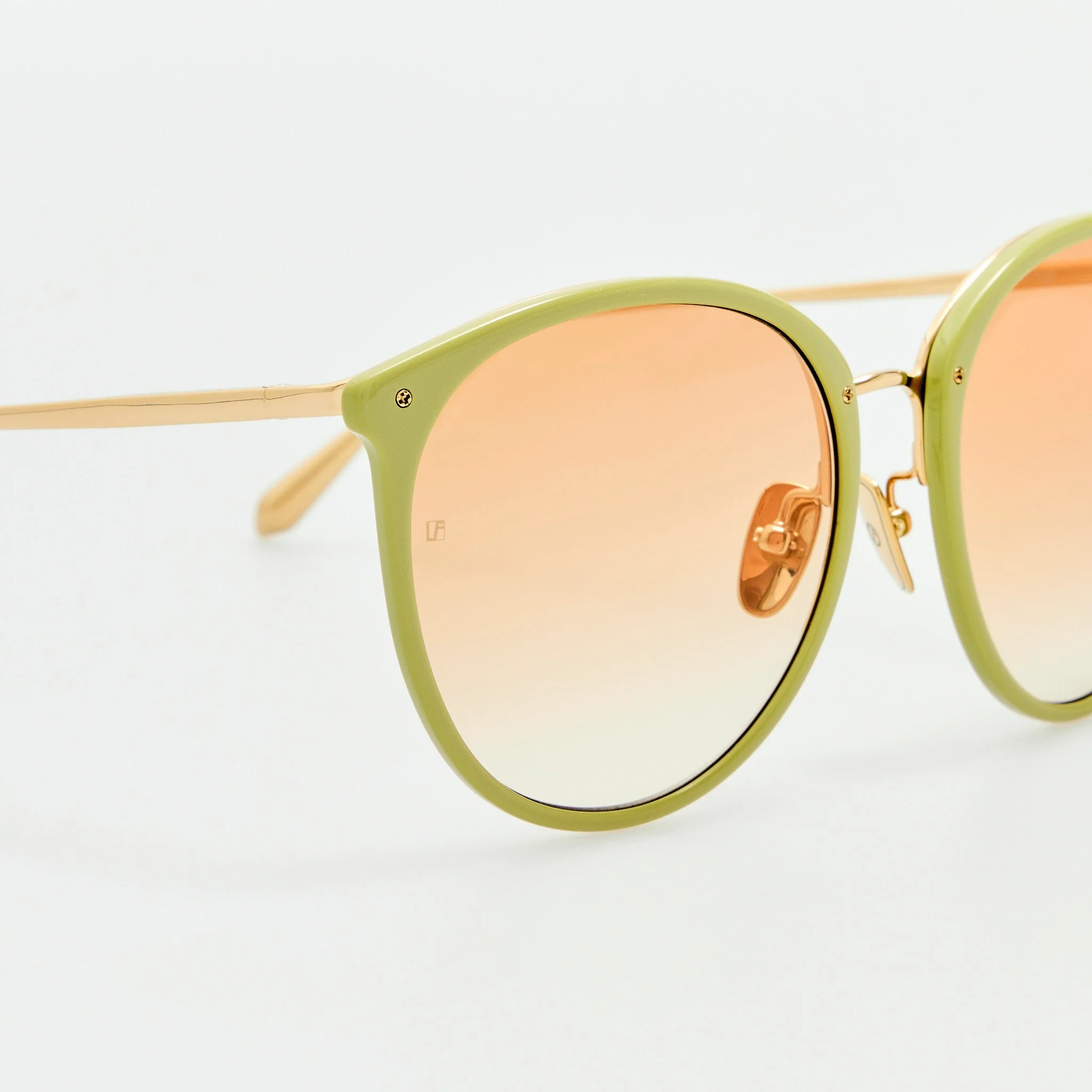 Kings Sunglasses in 22K Gold and Camel - Image 6