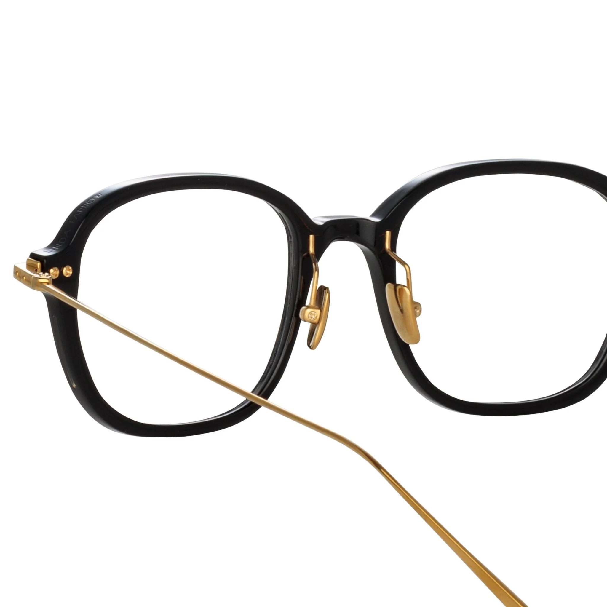 Lane Square Optical Frame in Black - Image 6
