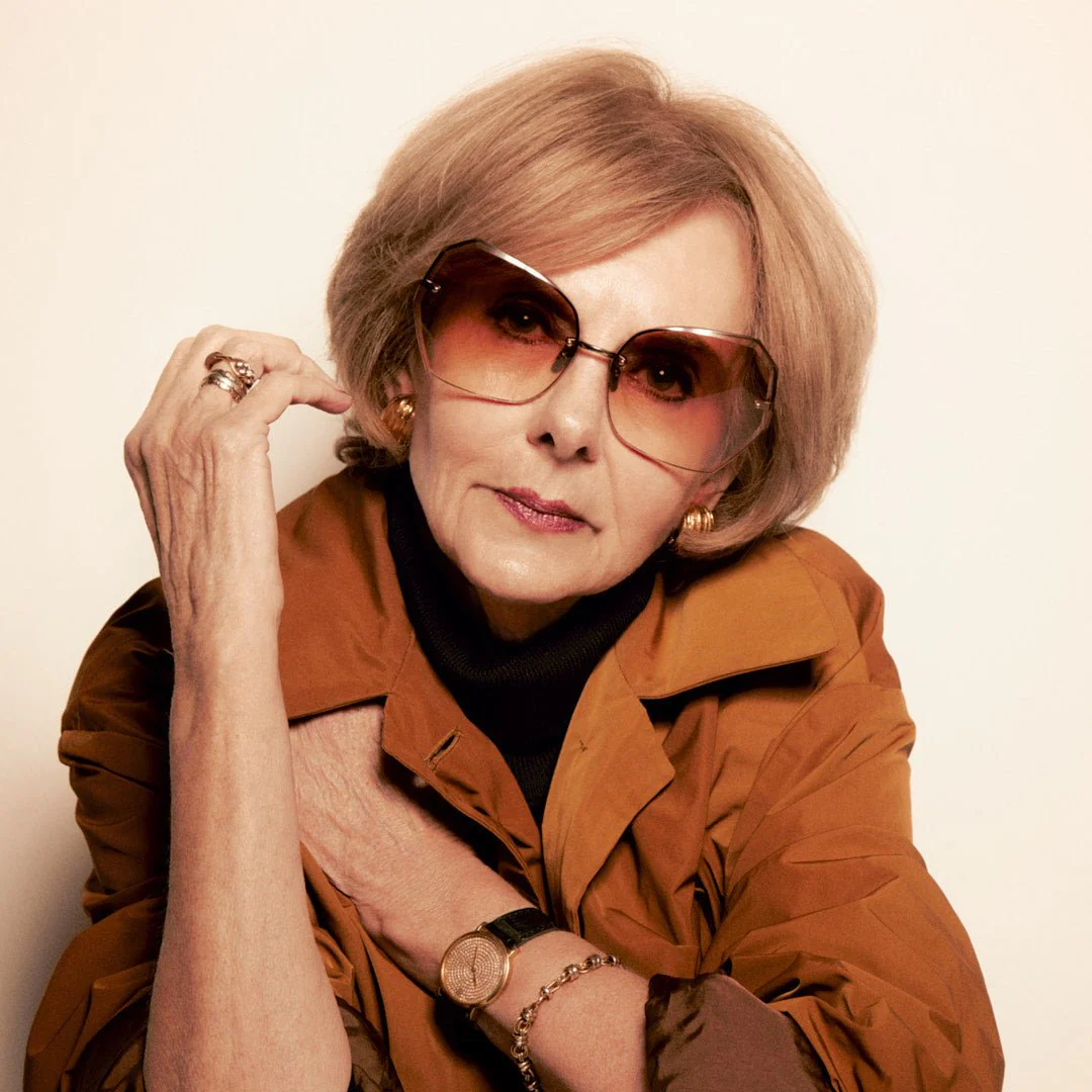 Lila Sunglasses in 22K Gold and Camel - Image 3