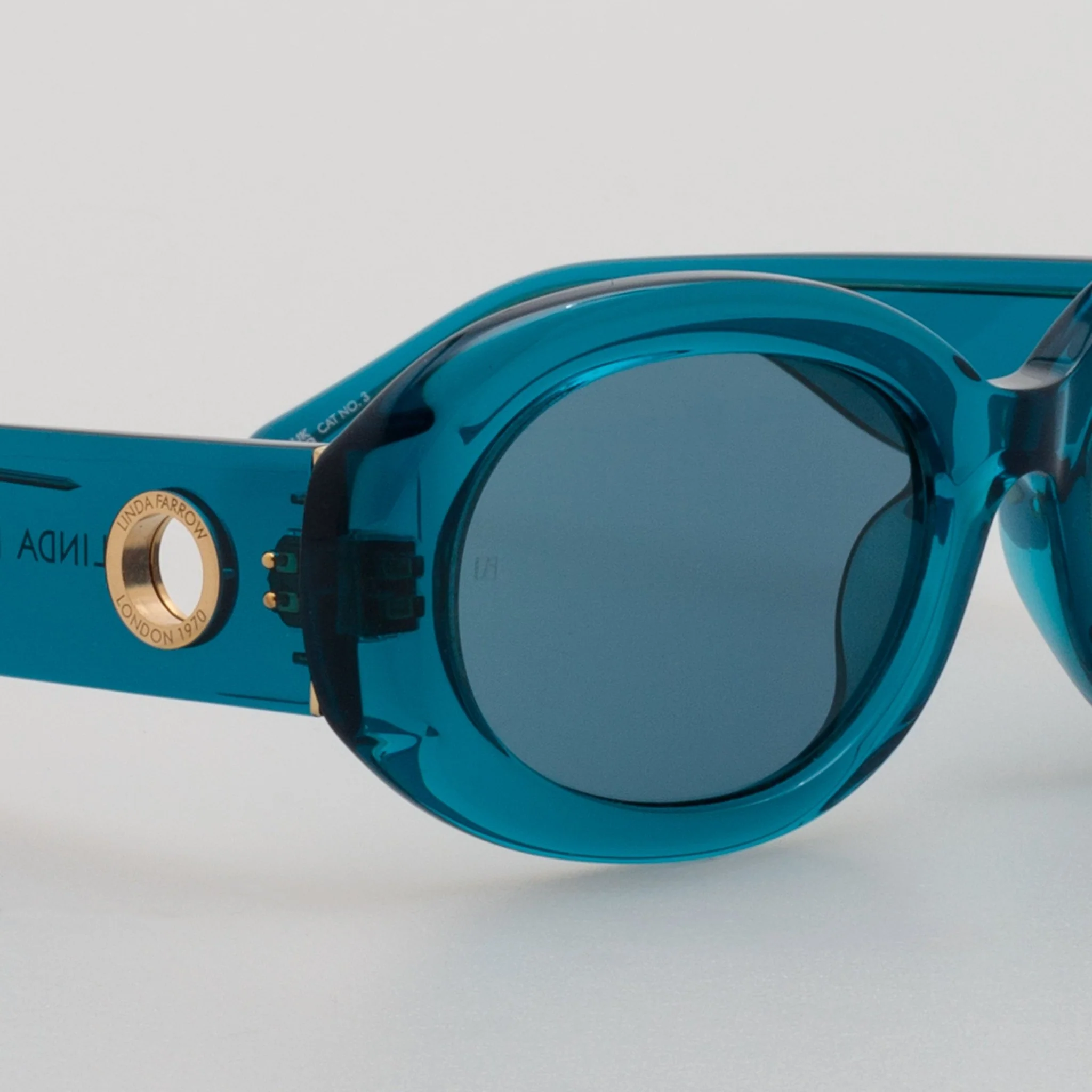 Lina Sunglasses in Aqua - Image 4