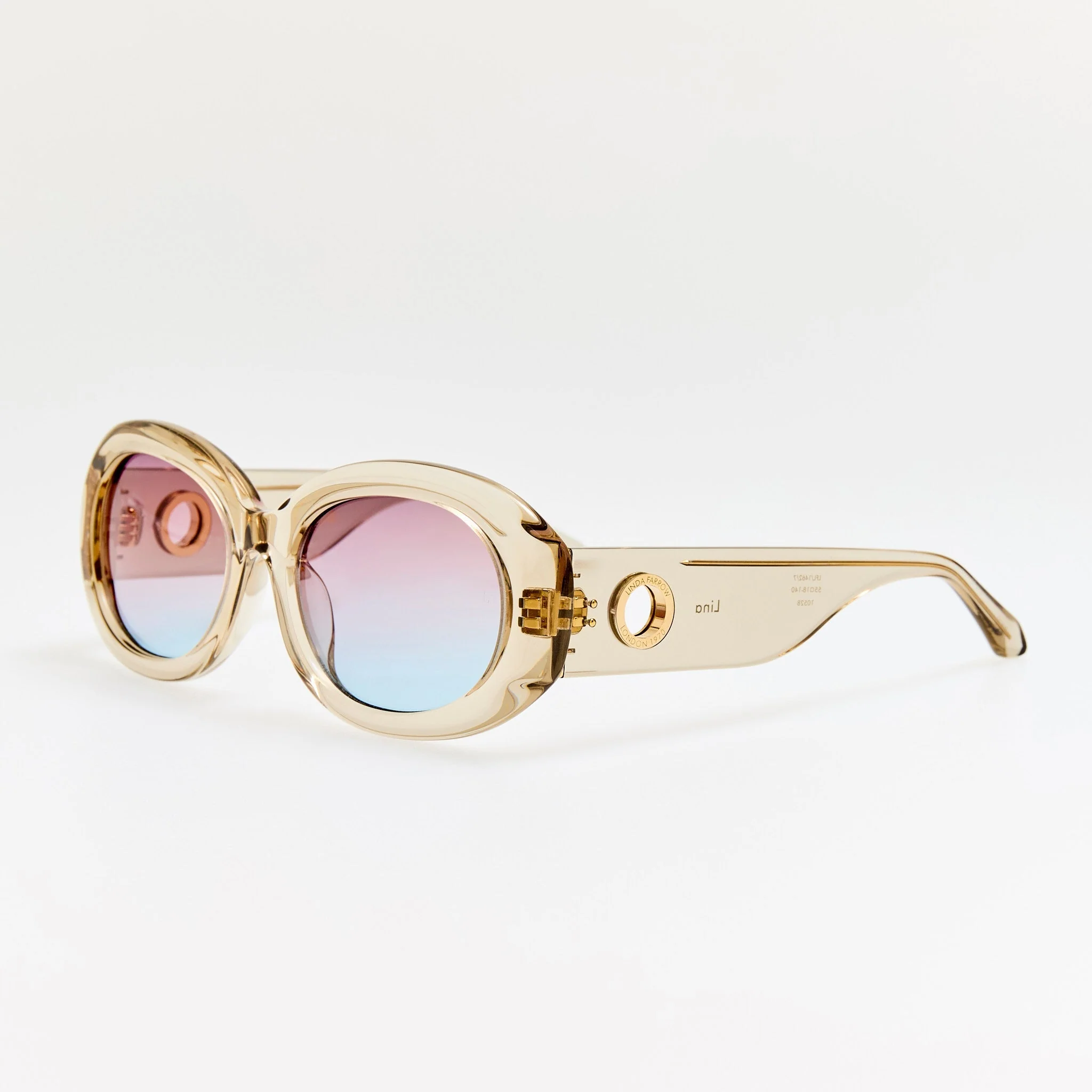 Lina Sunglasses in Truffle and Dusk - Image 2
