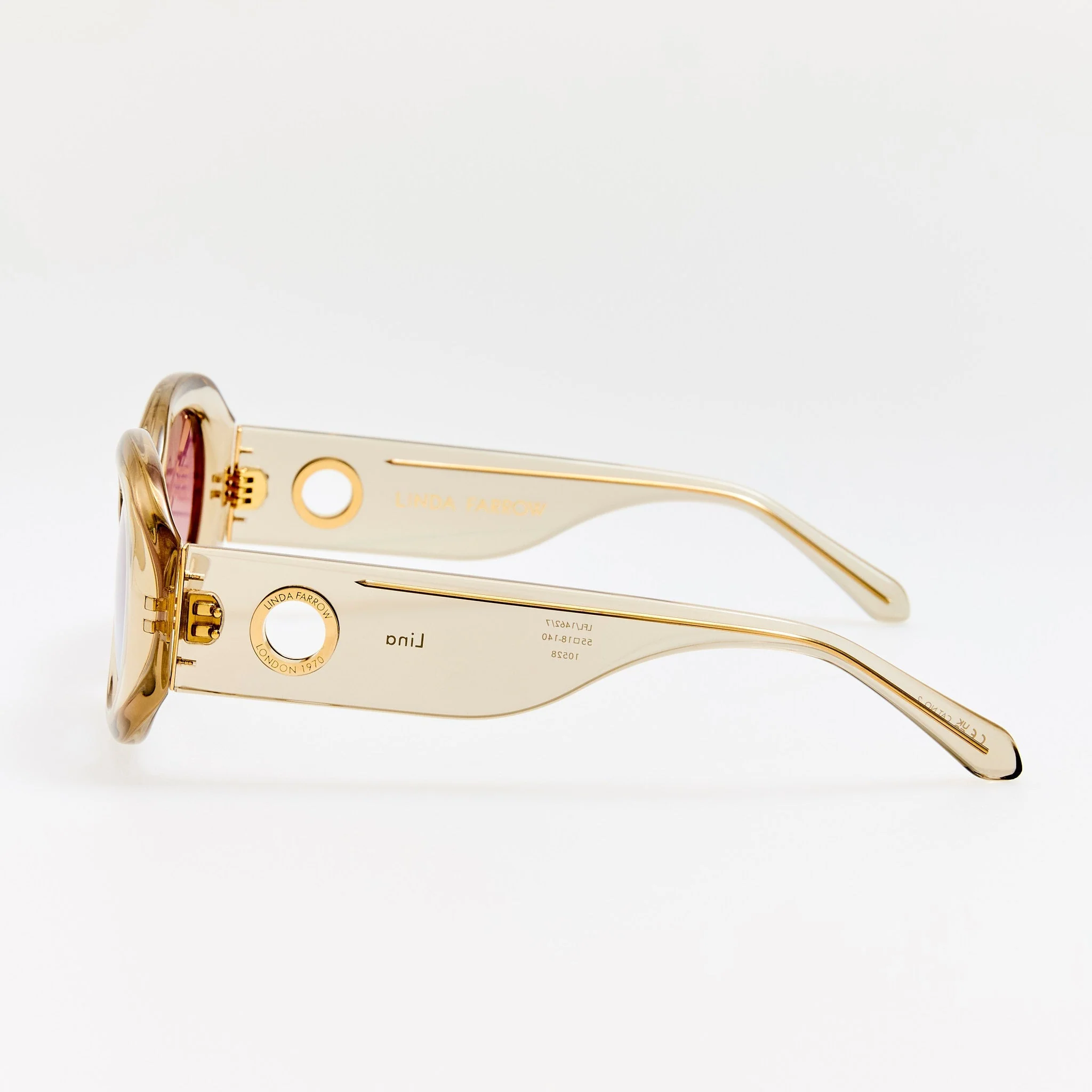 Lina Sunglasses in Truffle and Dusk - Image 4