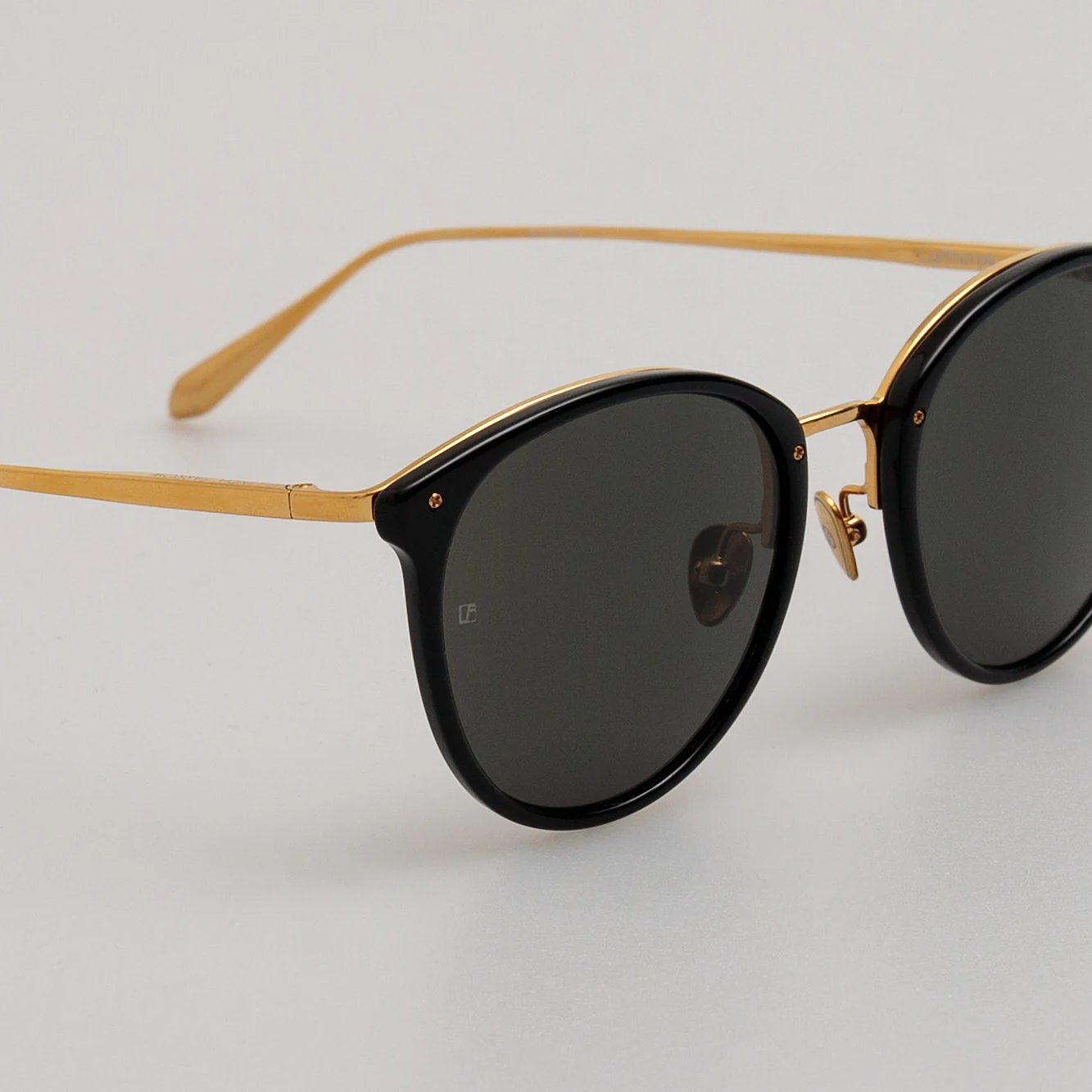 Calthorpe Sunglasses in 22K Gold and Black - Image 5