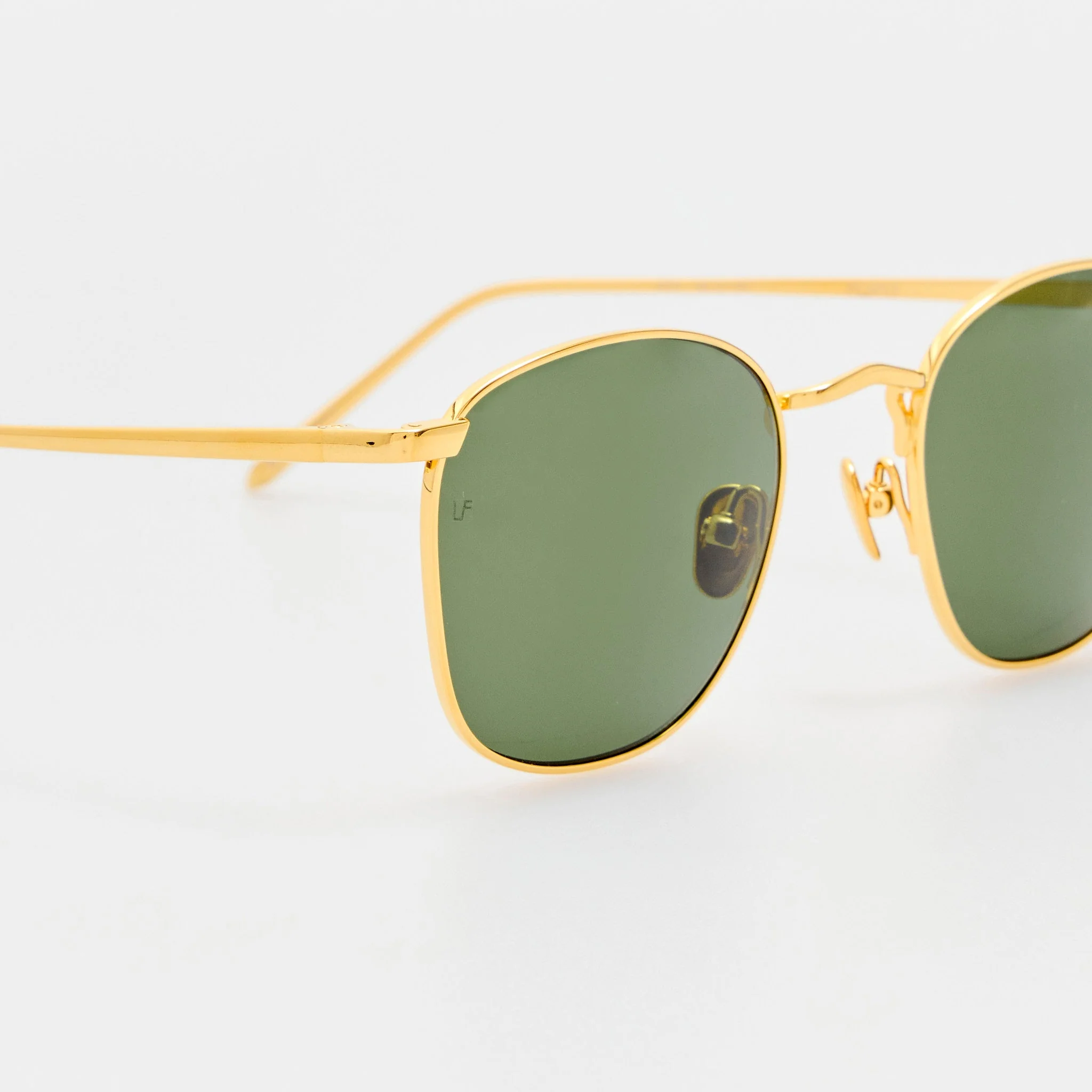 Simon Square Sunglasses in 22K Gold - Image 6
