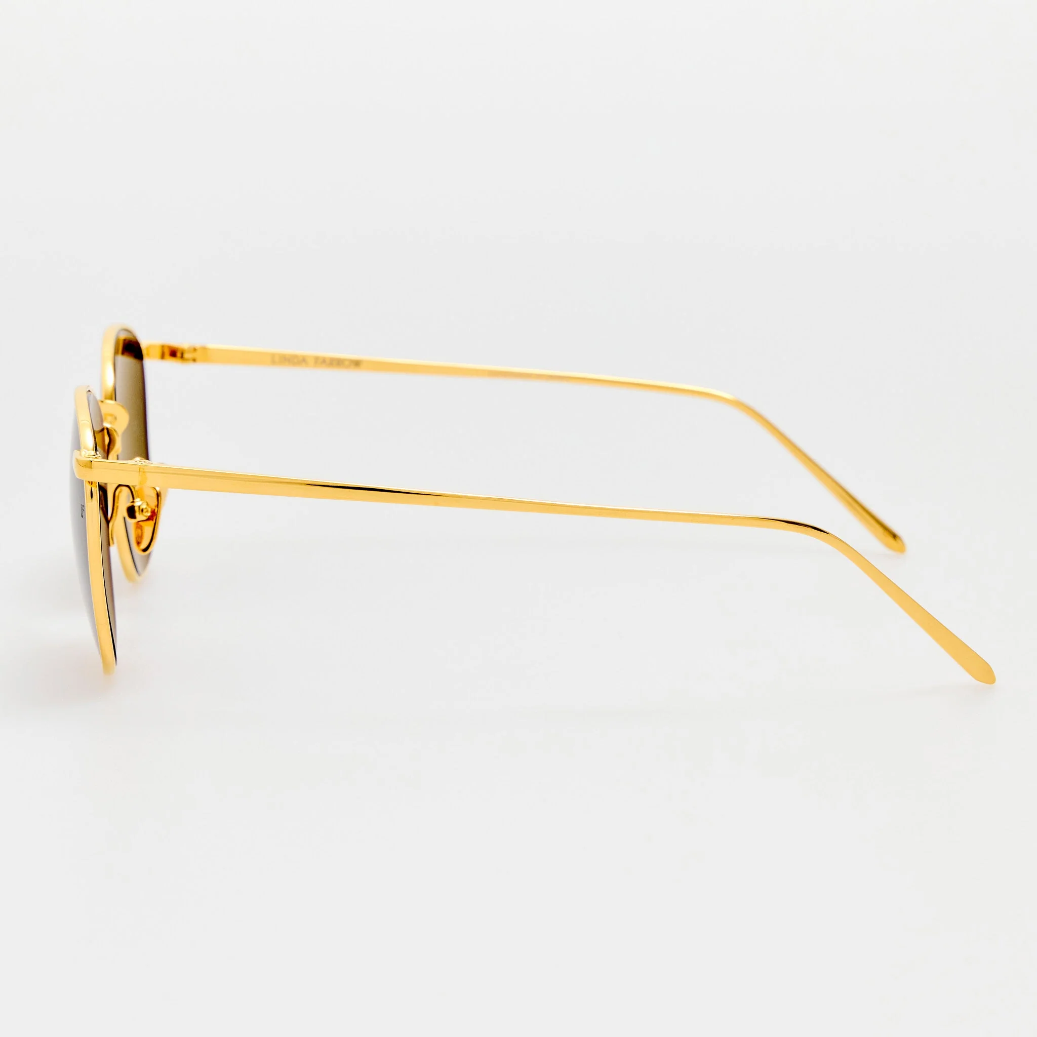 Simon Square Sunglasses in 22K Gold - Image 7