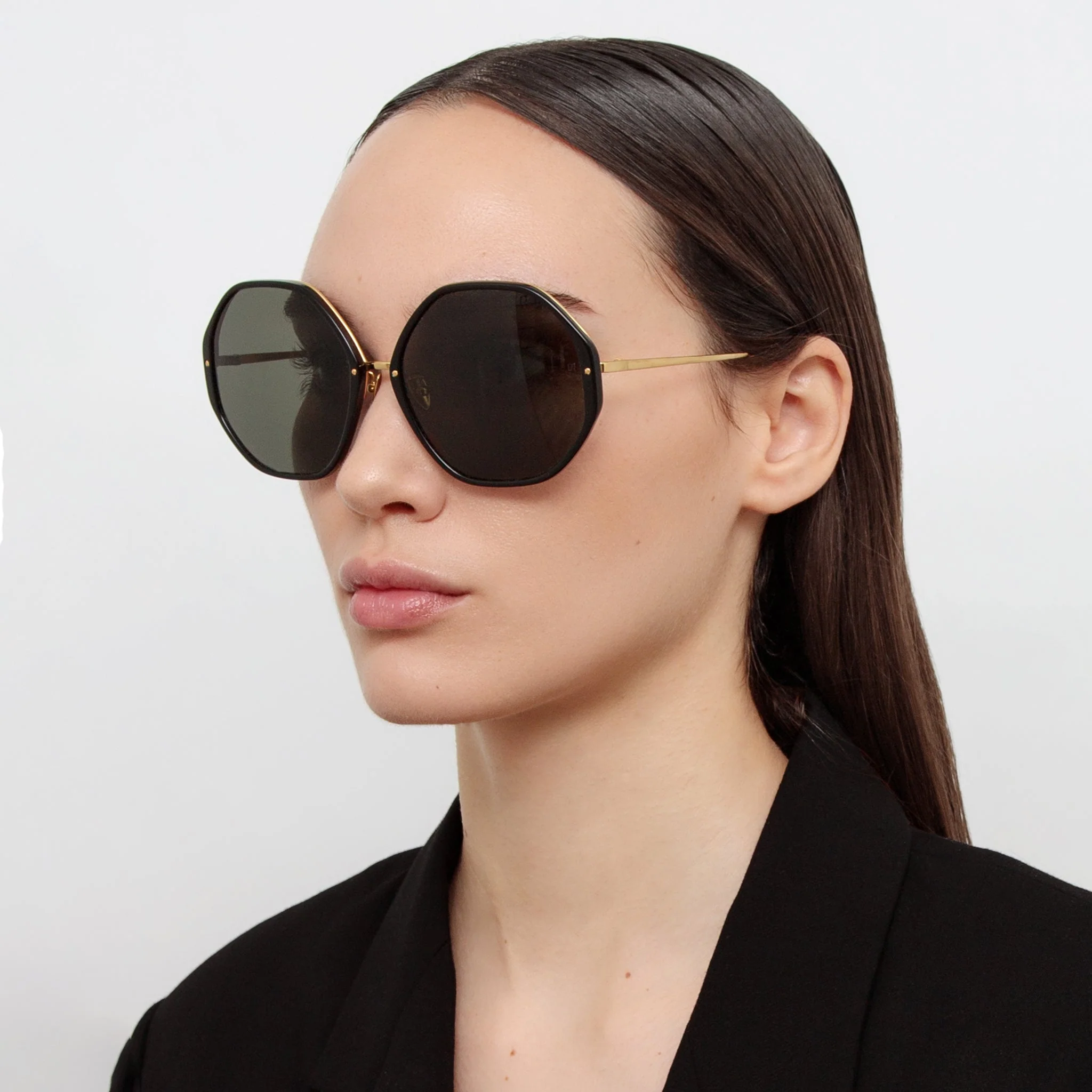Alona Sunglasses in Black Frame - Image 3