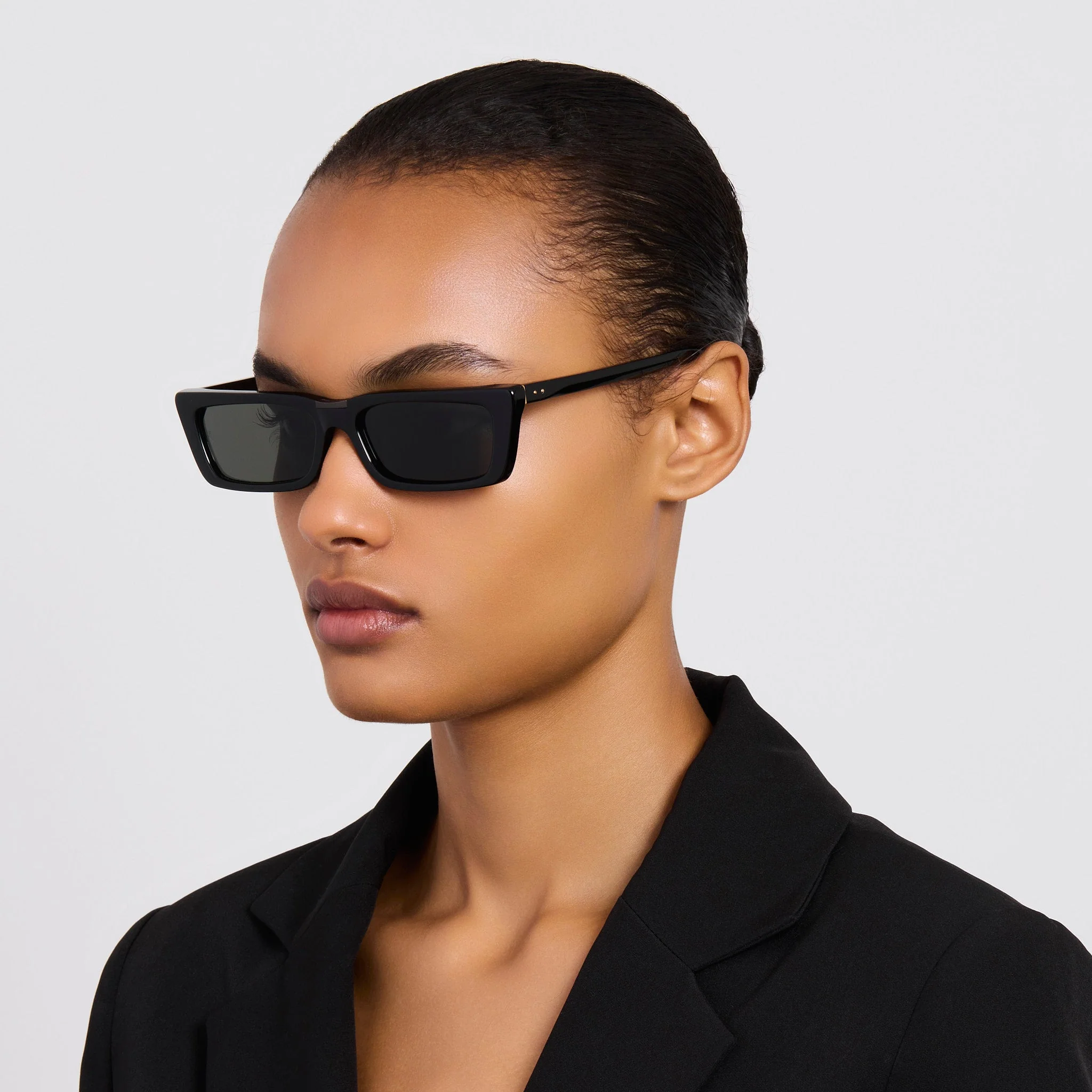 Lucia Sunglasses in Black - Image 3