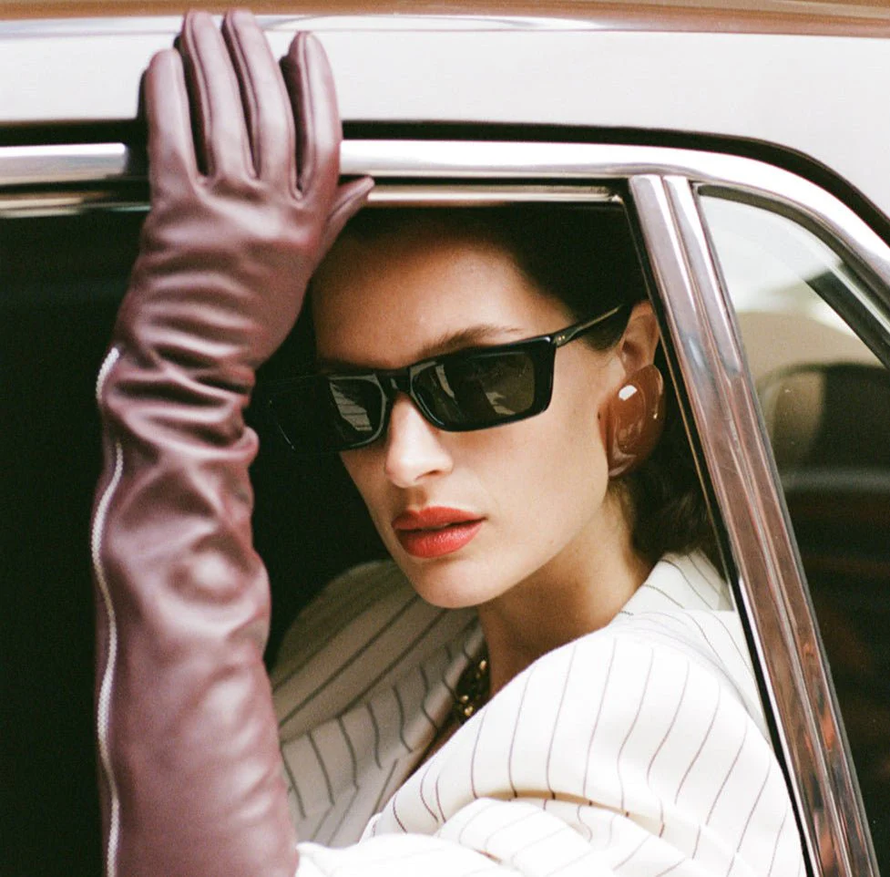 Lucia Sunglasses in Black - Image 6