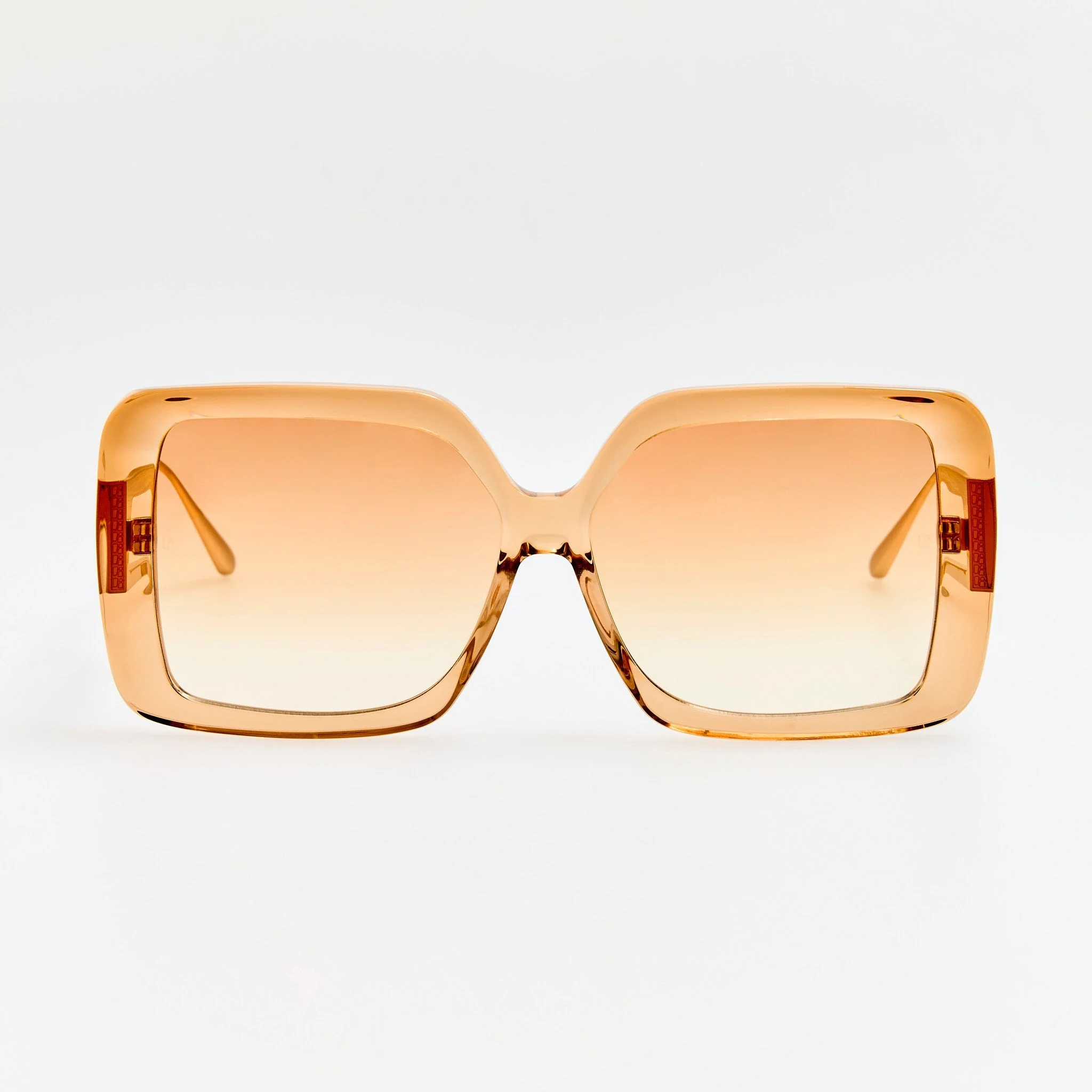 Macy Vista Temple Sunglasses in Honey