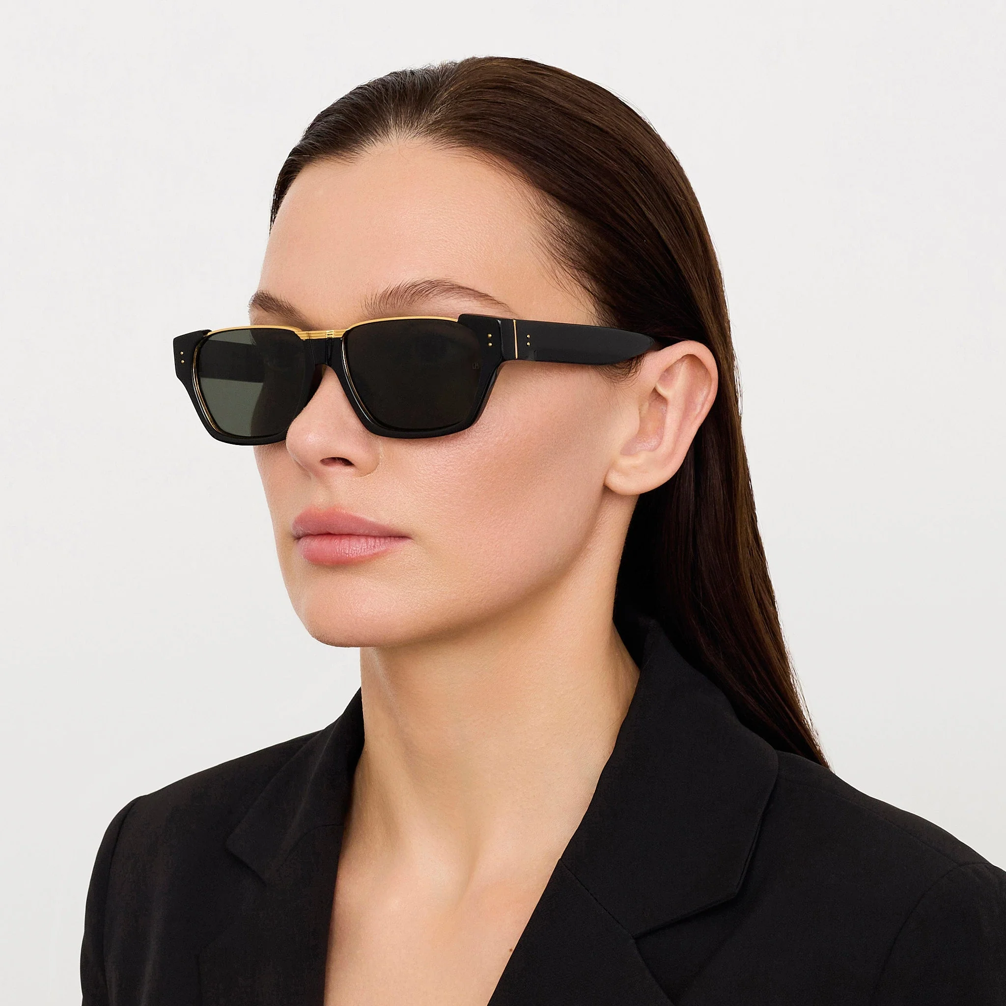 Marcel Sunglasses in Black - Image 3