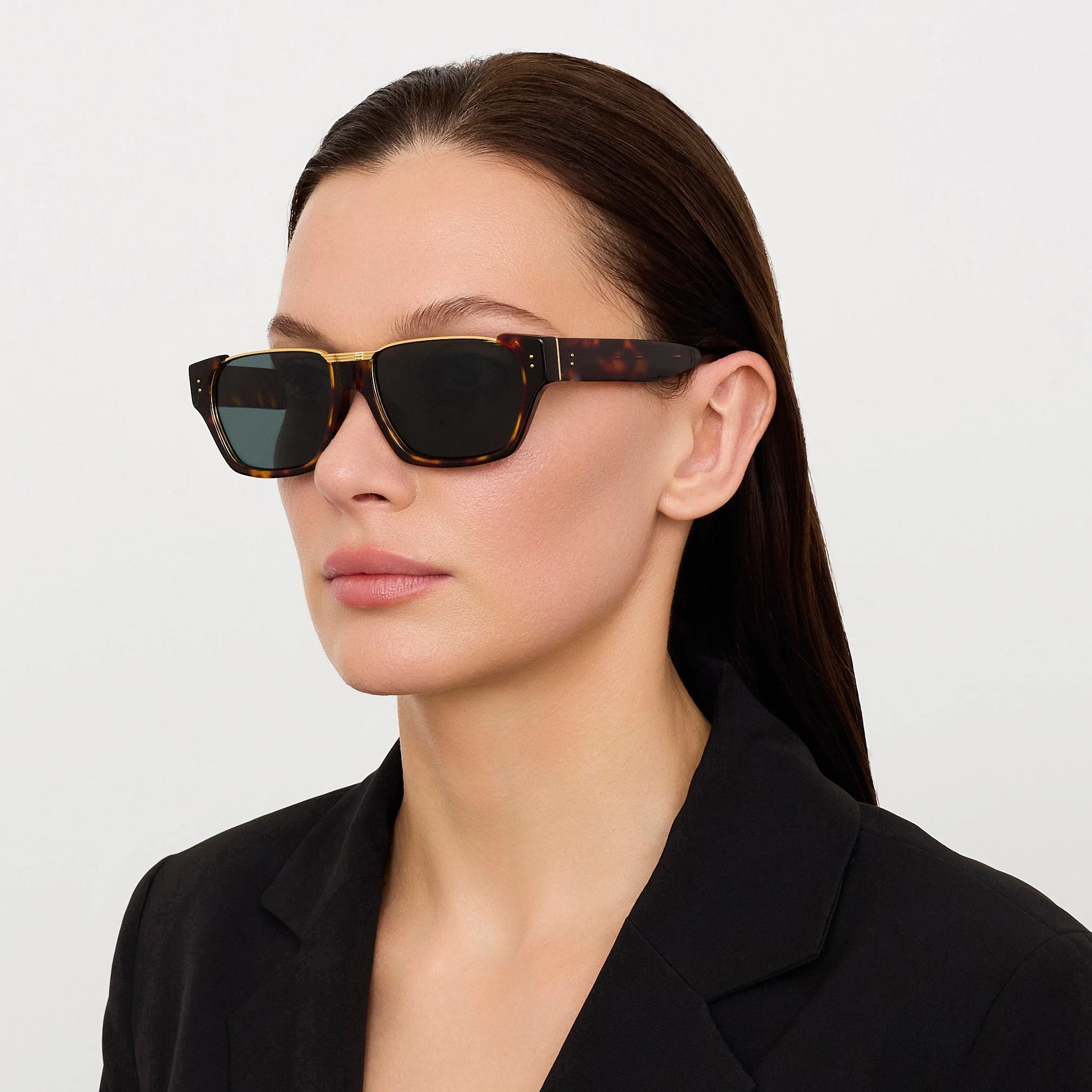 Marcel Sunglasses in Dark Tortoiseshell - Image 3