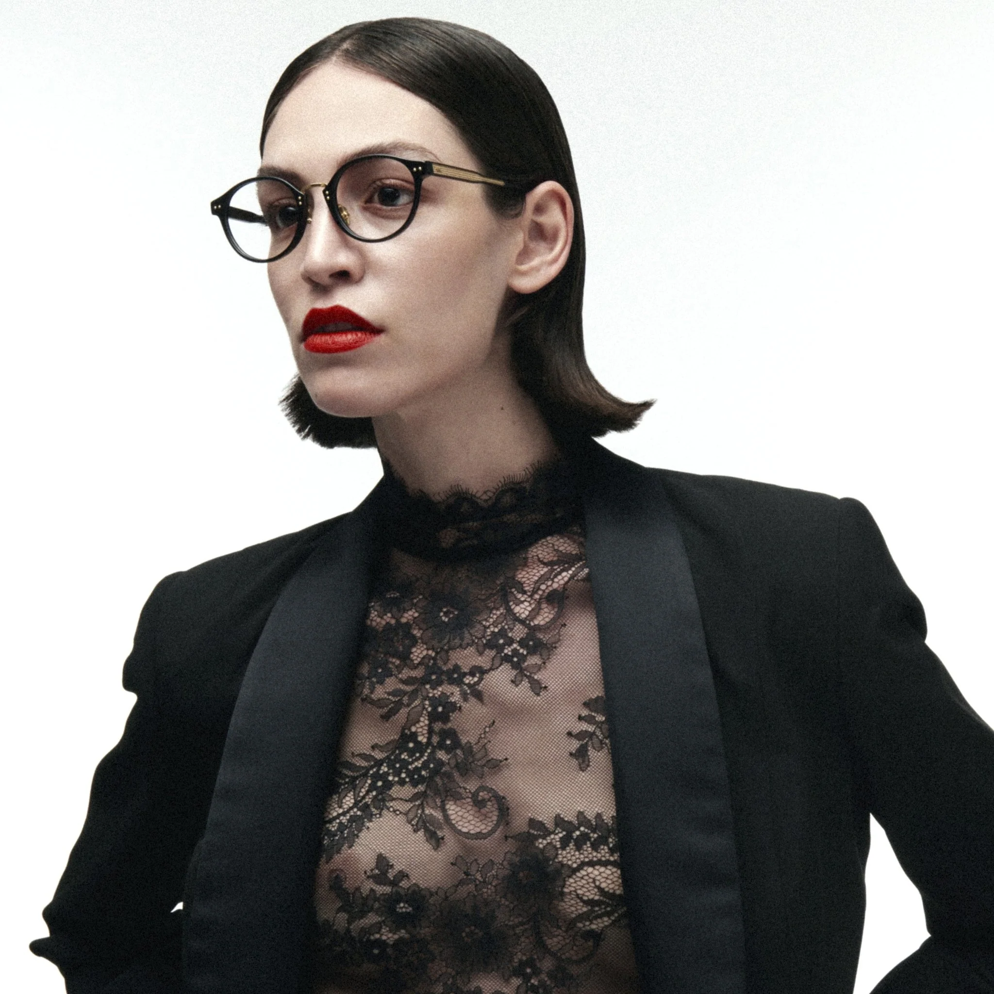 Marco Oval Optical Frame in Black - Image 6