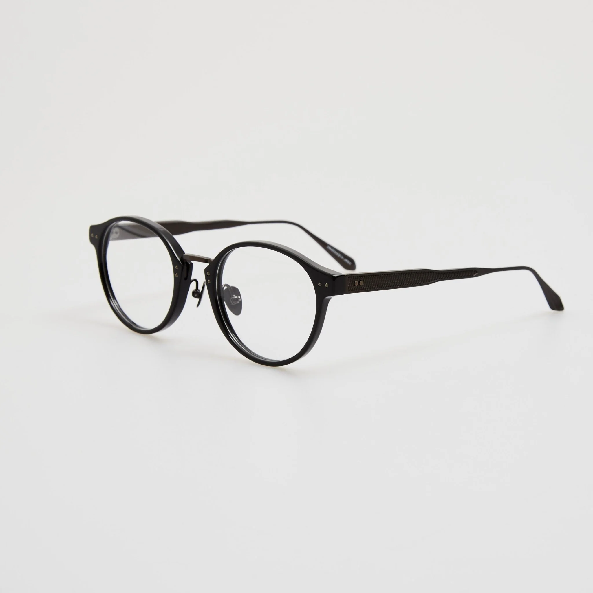 Marco Oval Optical Frame in Black Matt Nickel - Image 2