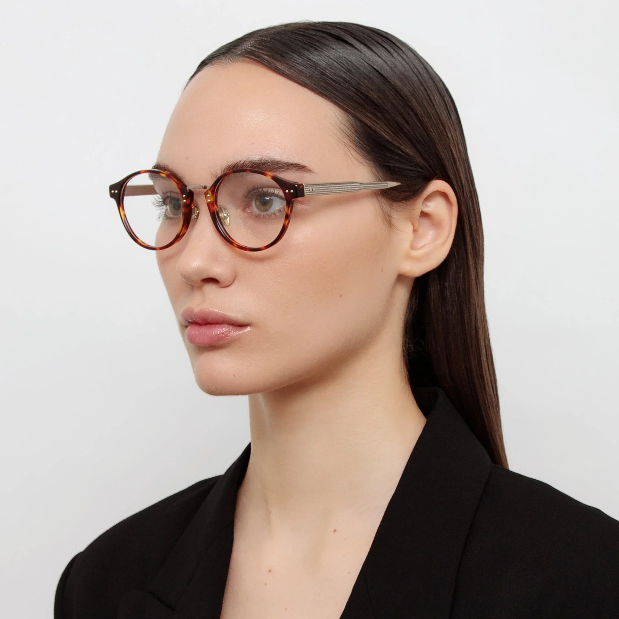 Marco Oval Optical Frame in Dark Tortoiseshell - Image 3