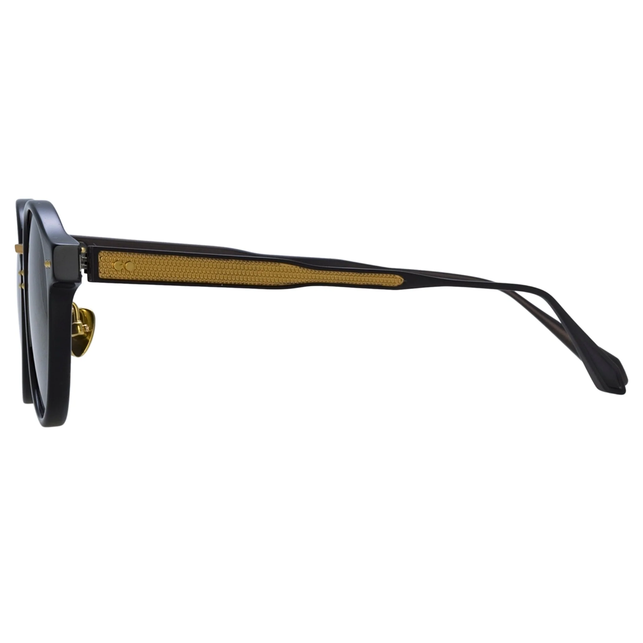 Marco Oval Sunglasses in Black - Image 6