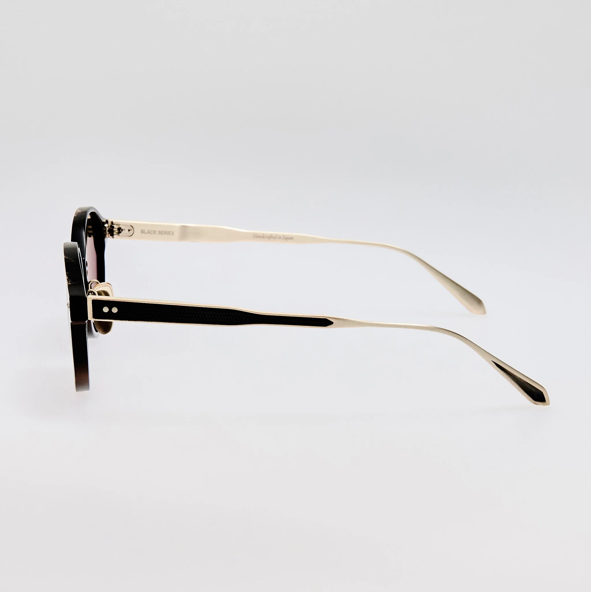 Marco Oval Sunglasses in Buffalo Horn and 925 Sterling Silver - Image 4