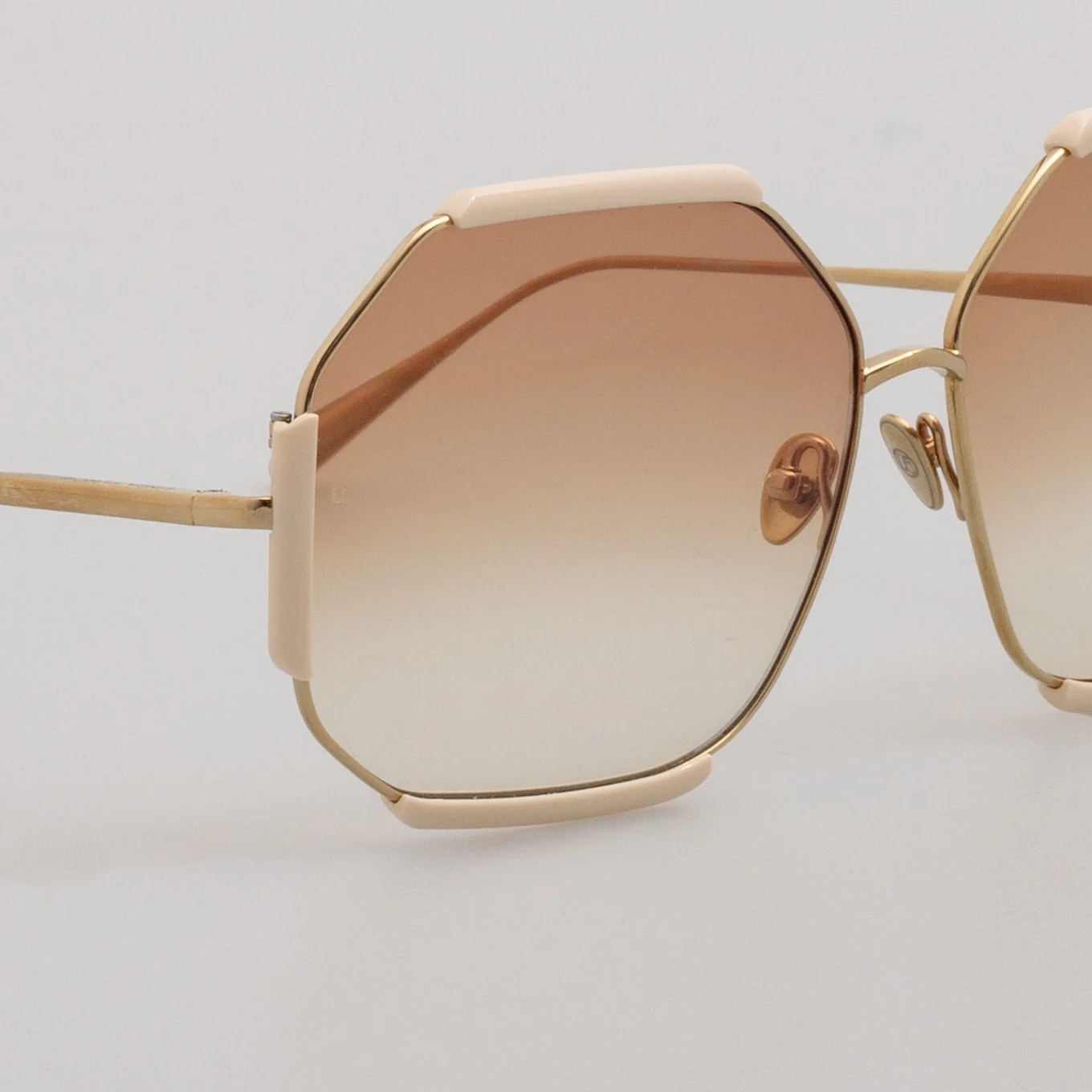 Margot Sunglasses in Cream - Image 3