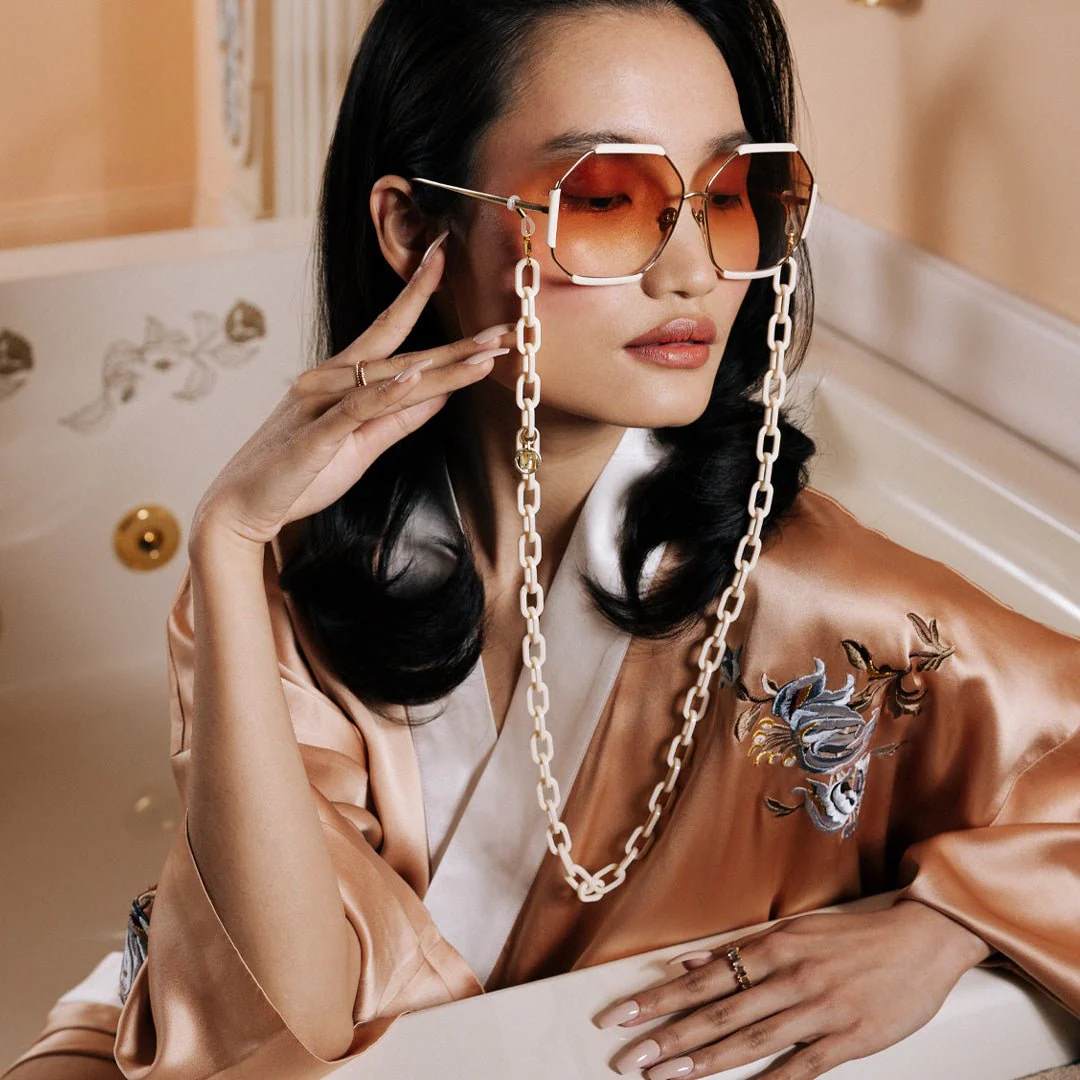 Margot Sunglasses in Cream - Image 4