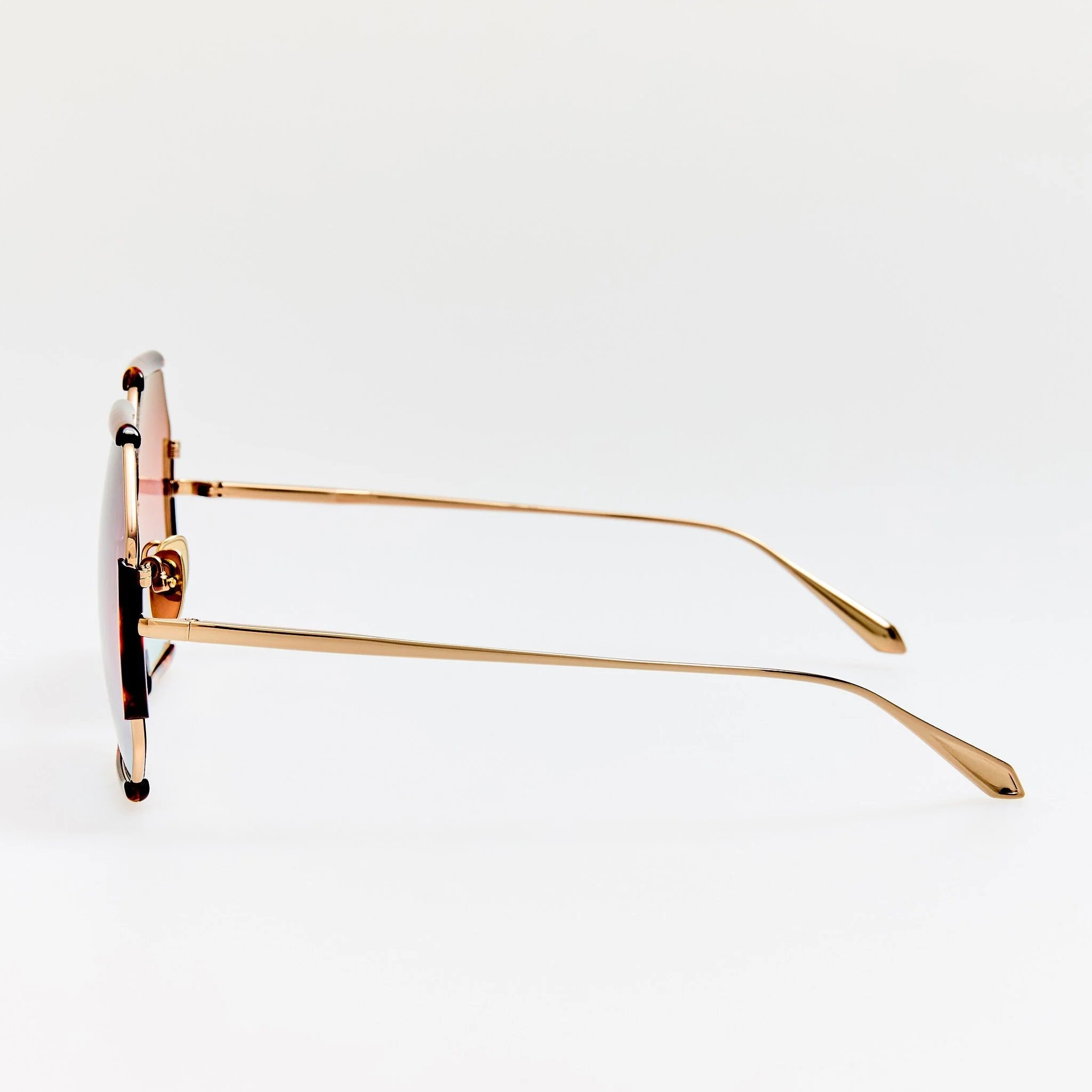 Margot Sunglasses in 22K Gold and Dusk - Image 4