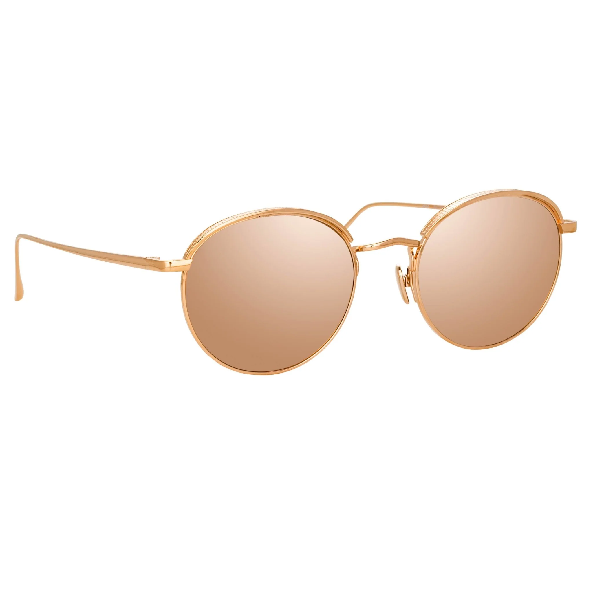 Marlon Sunglasses in 18K Rose Gold - Image 2