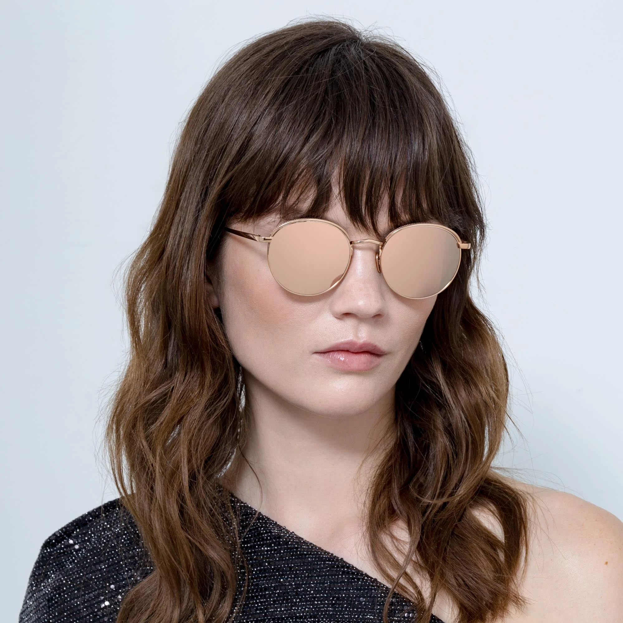 Marlon Sunglasses in 18K Rose Gold - Image 3