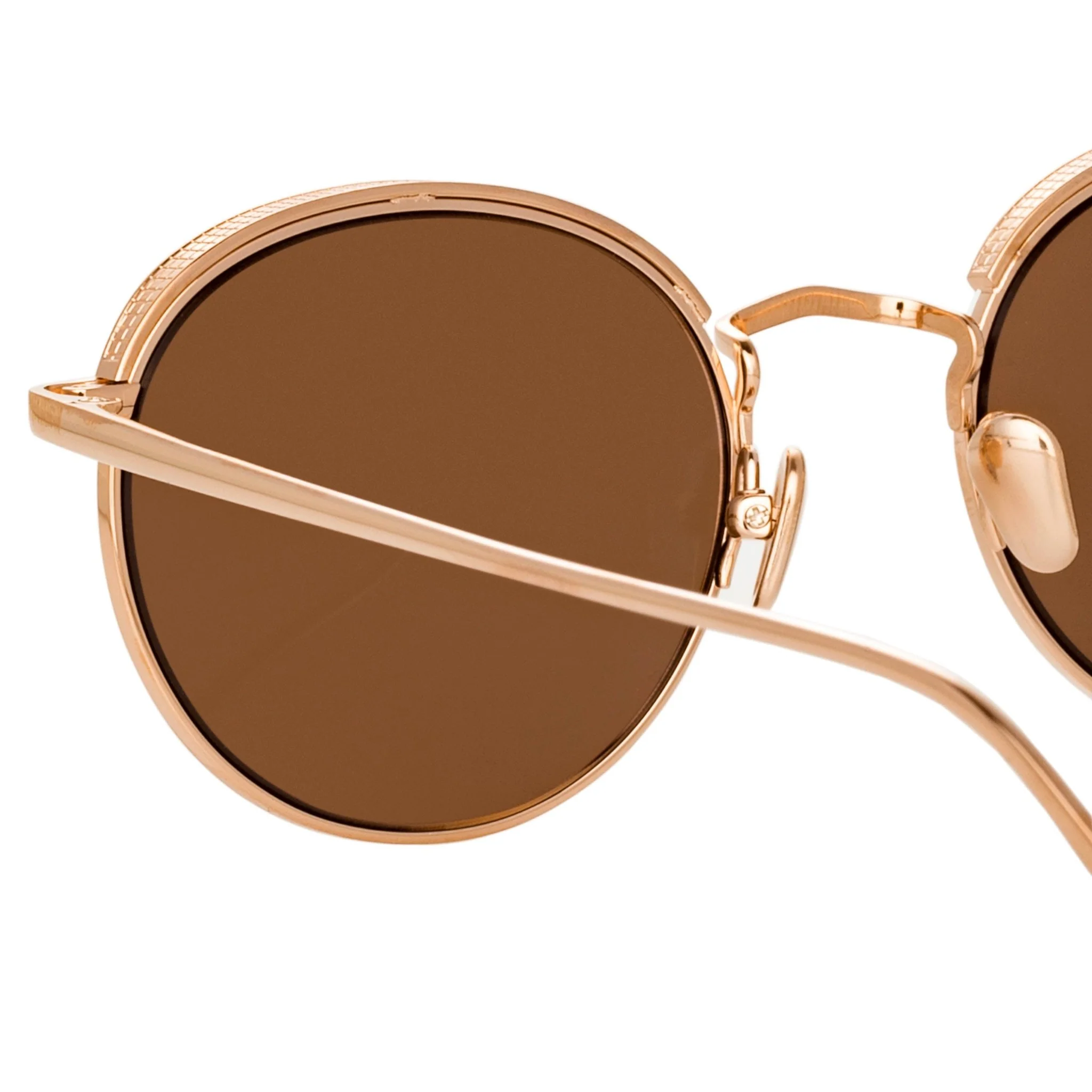 Marlon Sunglasses in 18K Rose Gold - Image 4