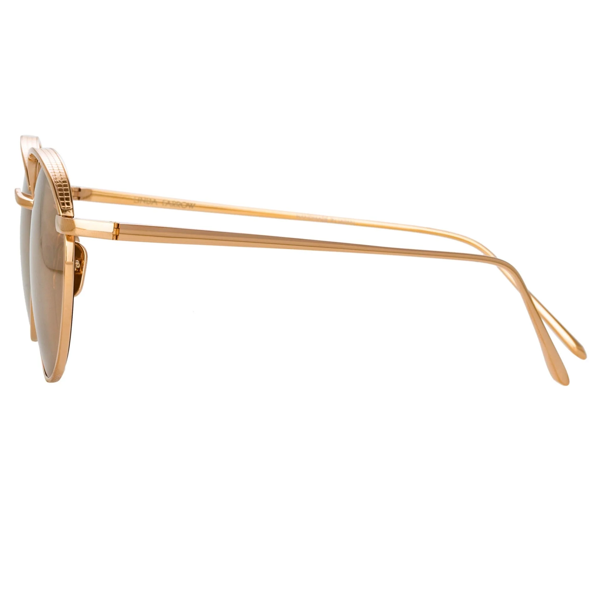 Marlon Sunglasses in 18K Rose Gold - Image 5