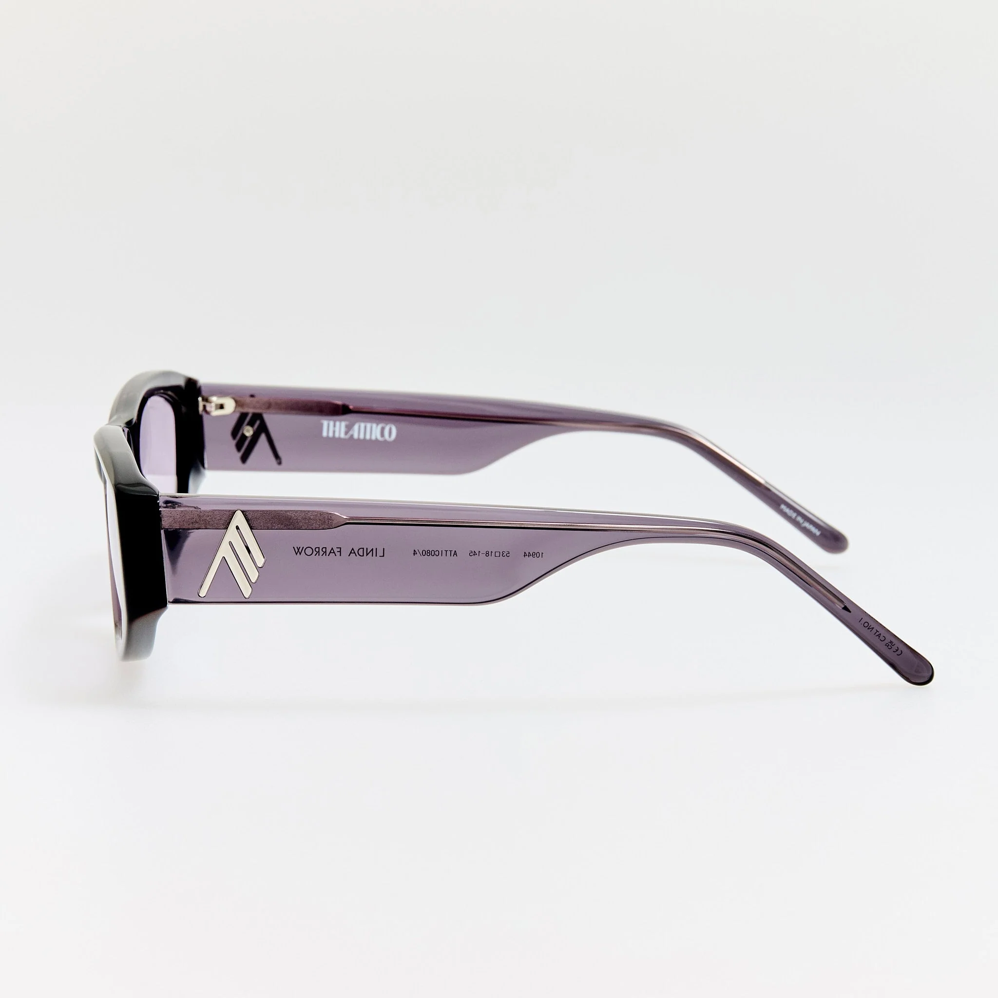 Maya D-Frame Sunglasses in Purple - Image 4