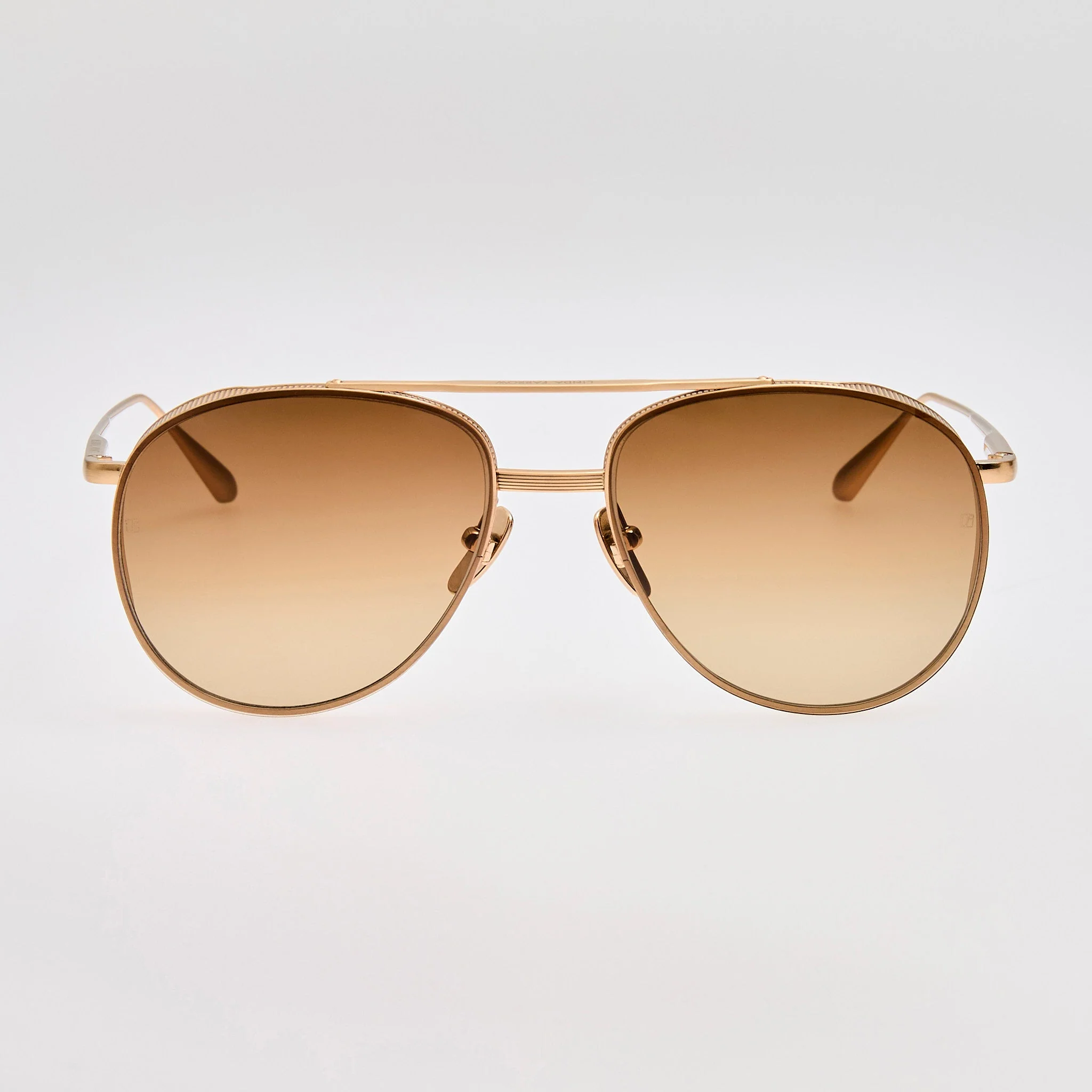 Meret Sunglasses in Matt Champagne and Brown