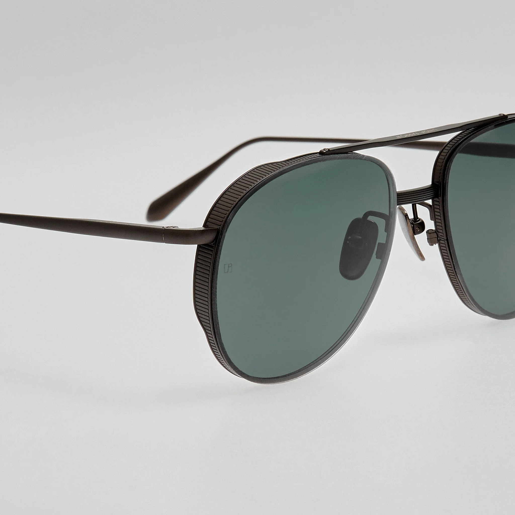 Meret Sunglasses in Matt Black Nickel - Image 4